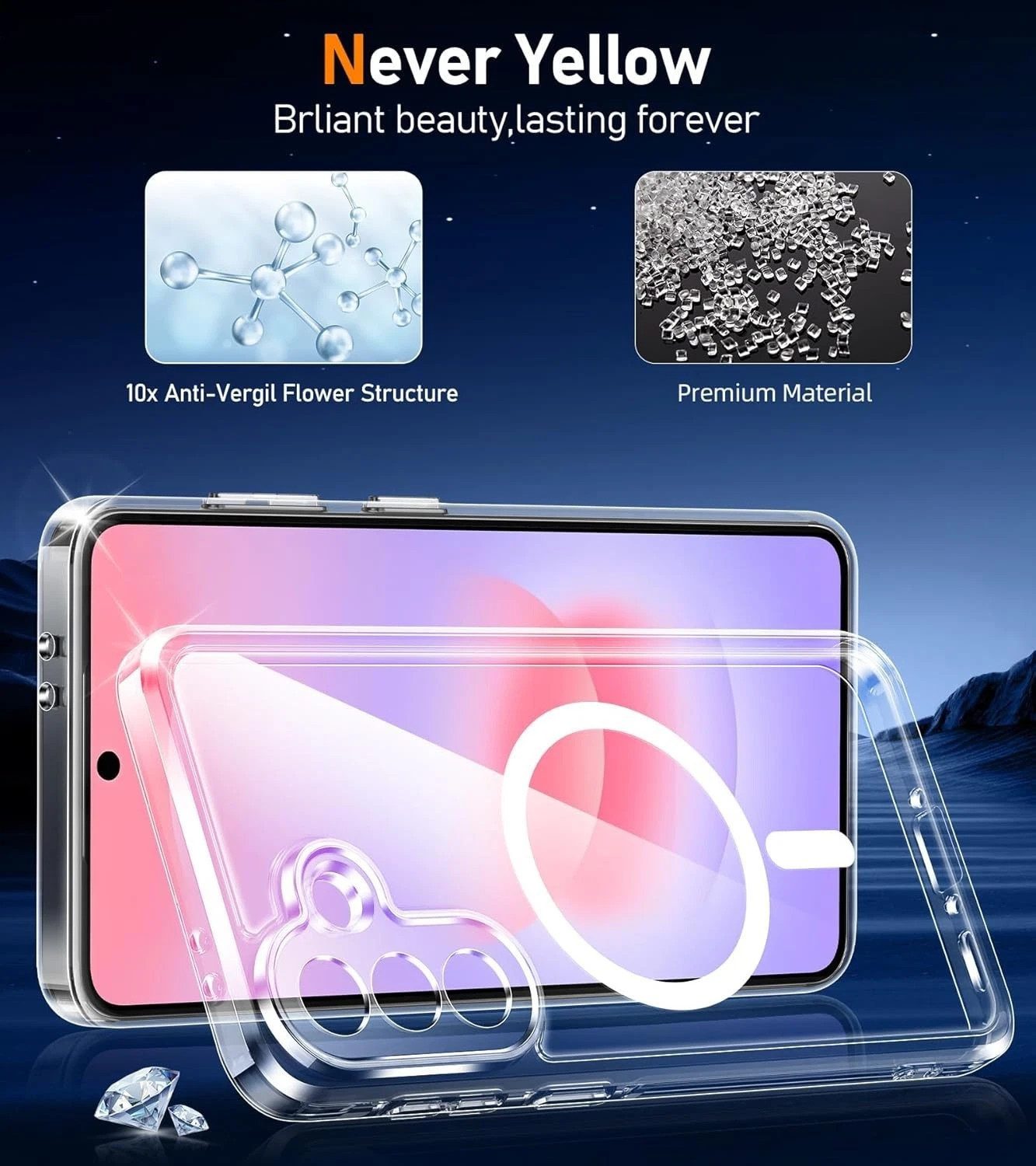 MSM Protech Handyhülle Hülle + 2X Schutzglas für Samsung Galaxy A37 5G Panzerfolie MagSafe 9H – Bild 5 von 5