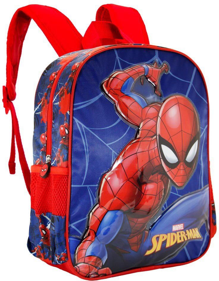 Karactermania Kinderrucksack Spiderman, 3D, klein, Kinderrucksack »Spiderman,  klein« mit 3D-Optik