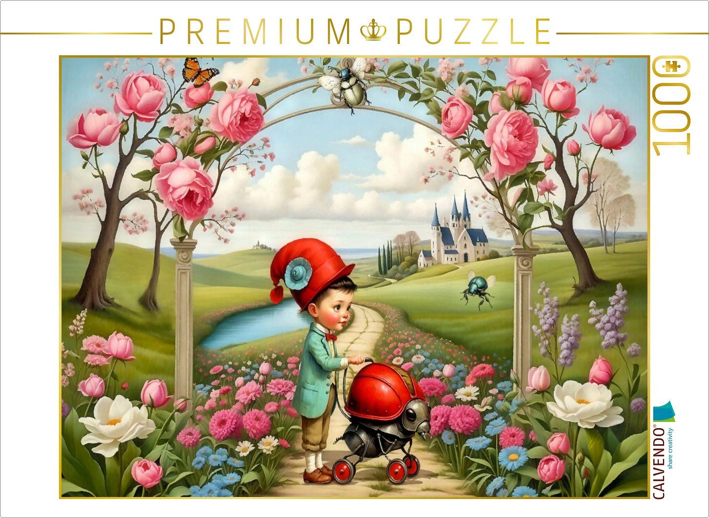 CALVENDO Puzzle CALVENDO Puzzle Frühjahrsspaziergang, 1000 Teile Lege-Größe 64x48cm F, 1000 Puzzleteile