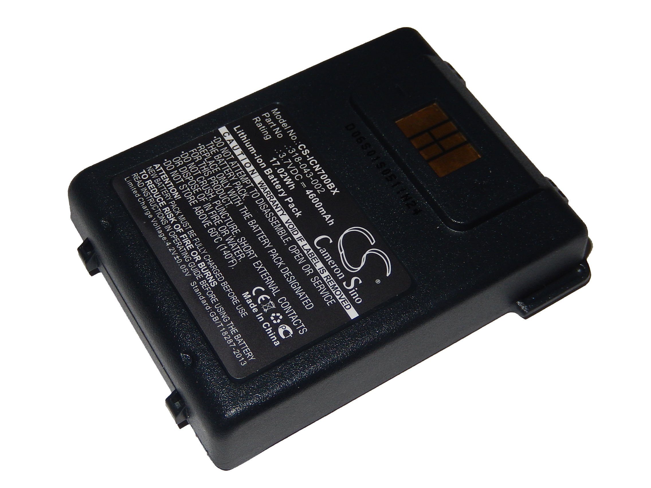 Intermec für 318-043-012, Ersatz Akku 4600 1000AB01, 318-043-022 mAh vhbw 318-043-002,