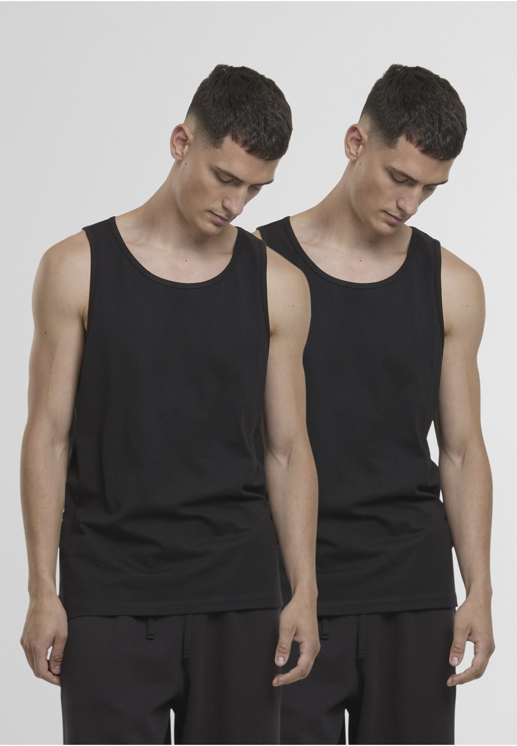 URBAN CLASSICS Tanktop Urban Classics Jersey Loose Tank 2-Pack (1-tlg)