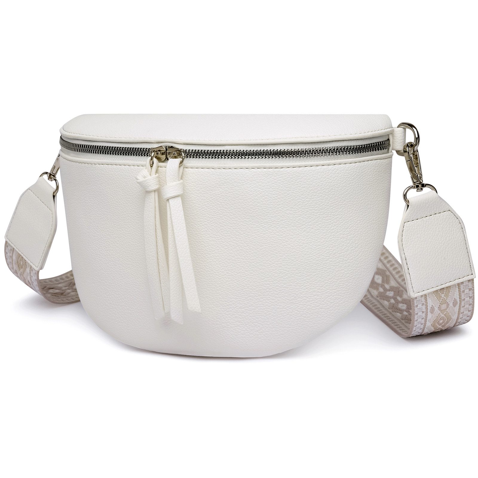 Fomax Bauchtasche aus Kunstleder, Damen Umhängetasche, mit Schulterriemen günstig online kaufen