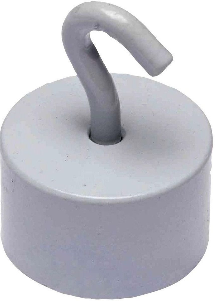 ALCO Magnet Hakenmagnet Neodym Neodym (Nd) 25mm TG 16000 g weiß