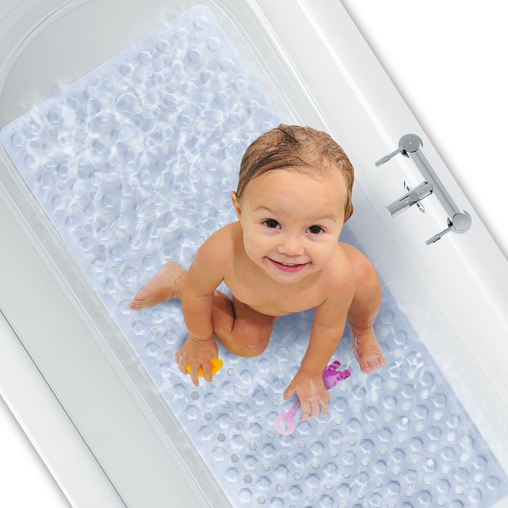 FLIPLINE® Badematte, 1x Badewanneneinlage weiß, PVC