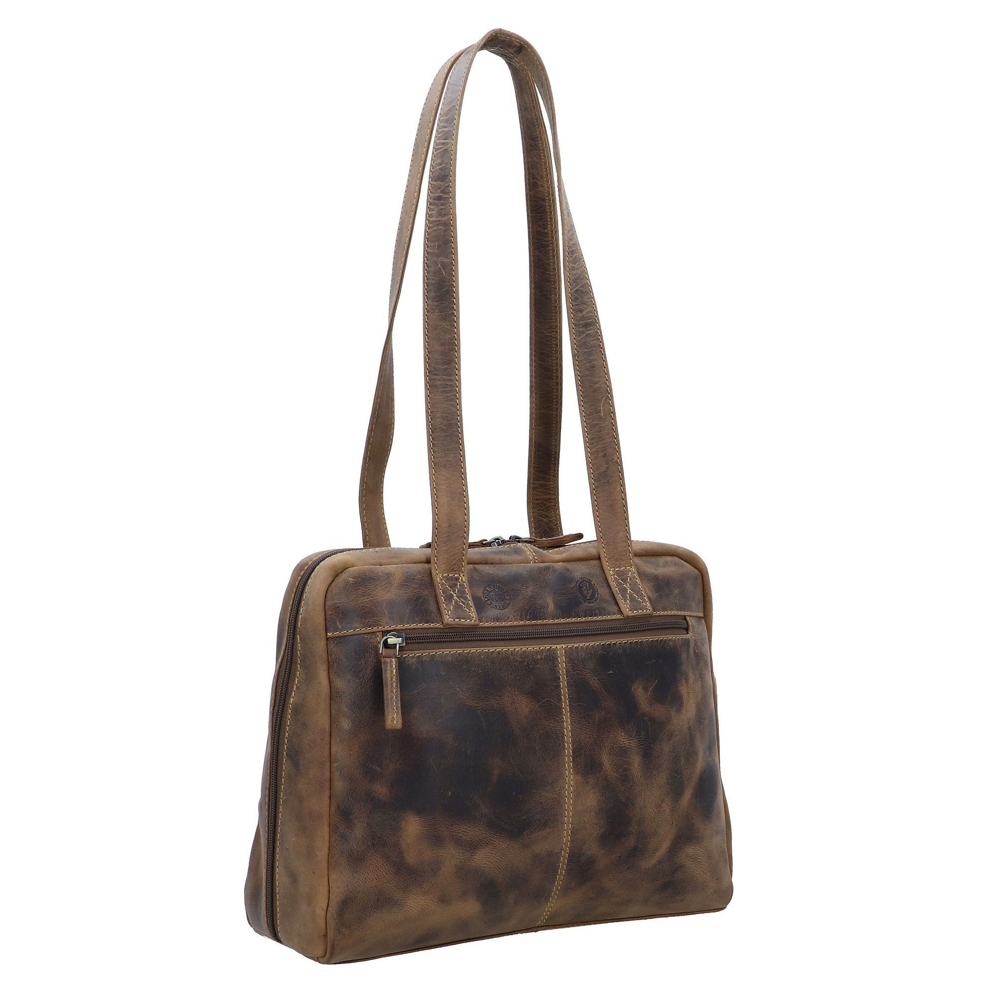 Greenburry Schultertasche Vintage, Leder günstig online kaufen