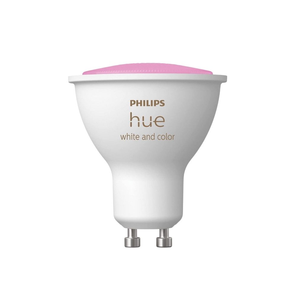 Philips Hue LED-Leuchtmittel White - LED Lampe - weiß, GU10, Extra-Warmweiß