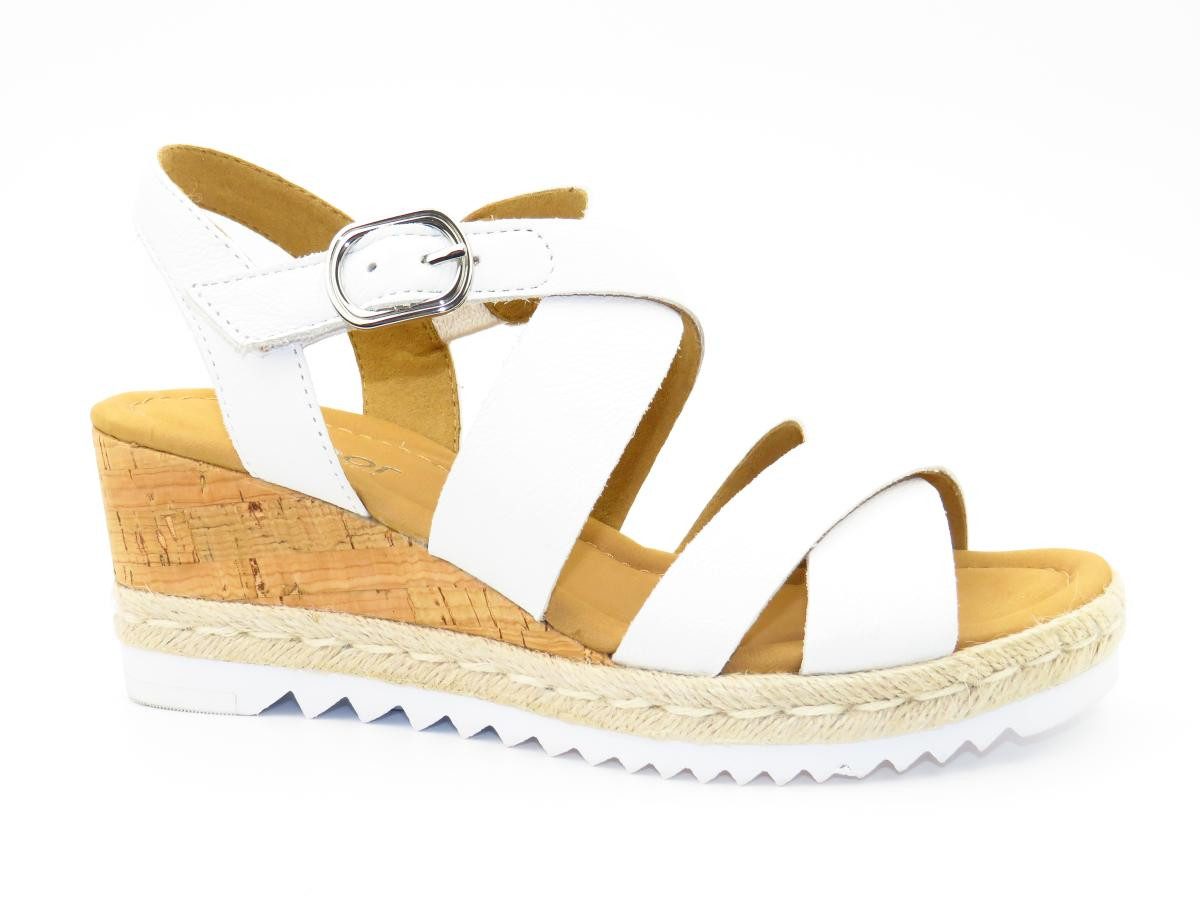 Cervo weiss Kork Sandalette
