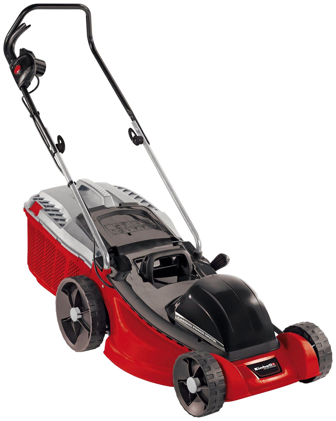 Einhell Elektrorasenmäher Elektro-Rasenmäher GC-EM 1743 HW, 43 cm Schnittbreite