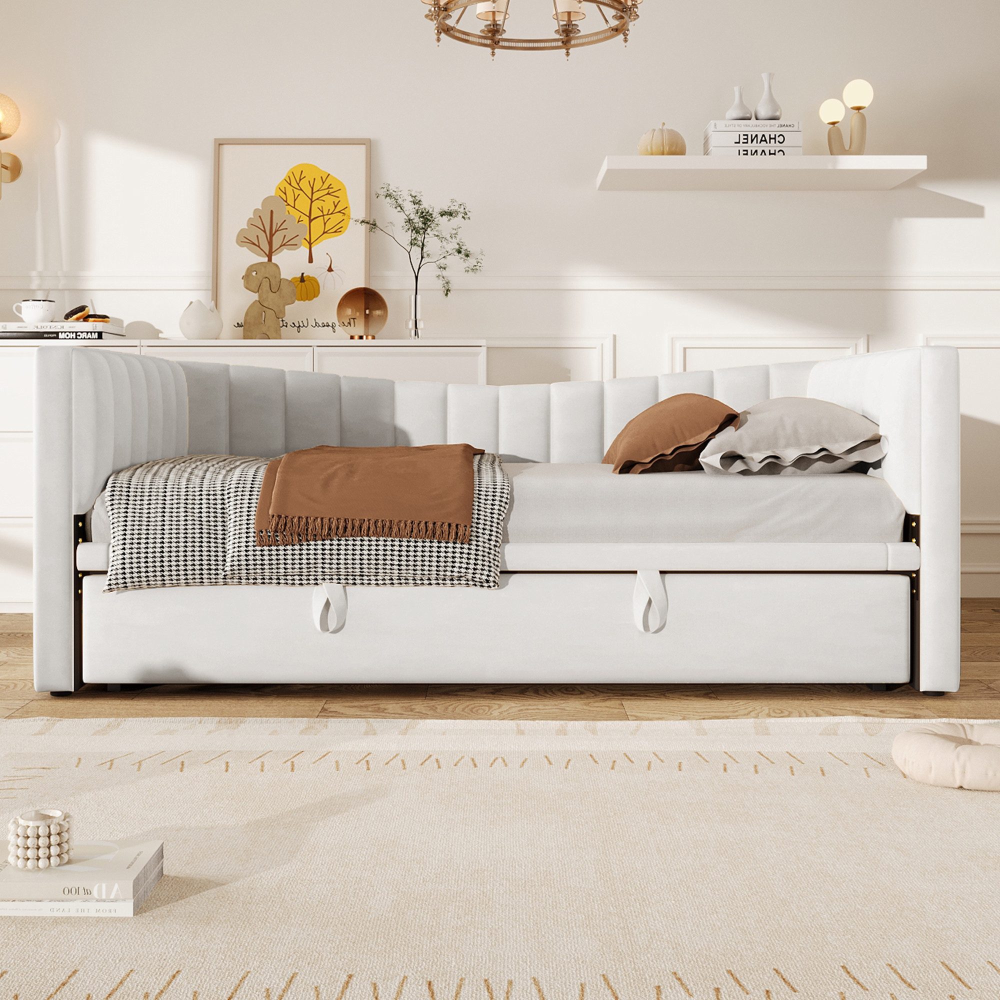 TavilaEcon Polsterbett Multifunktionales Samt Daybed mit günstig online kaufen