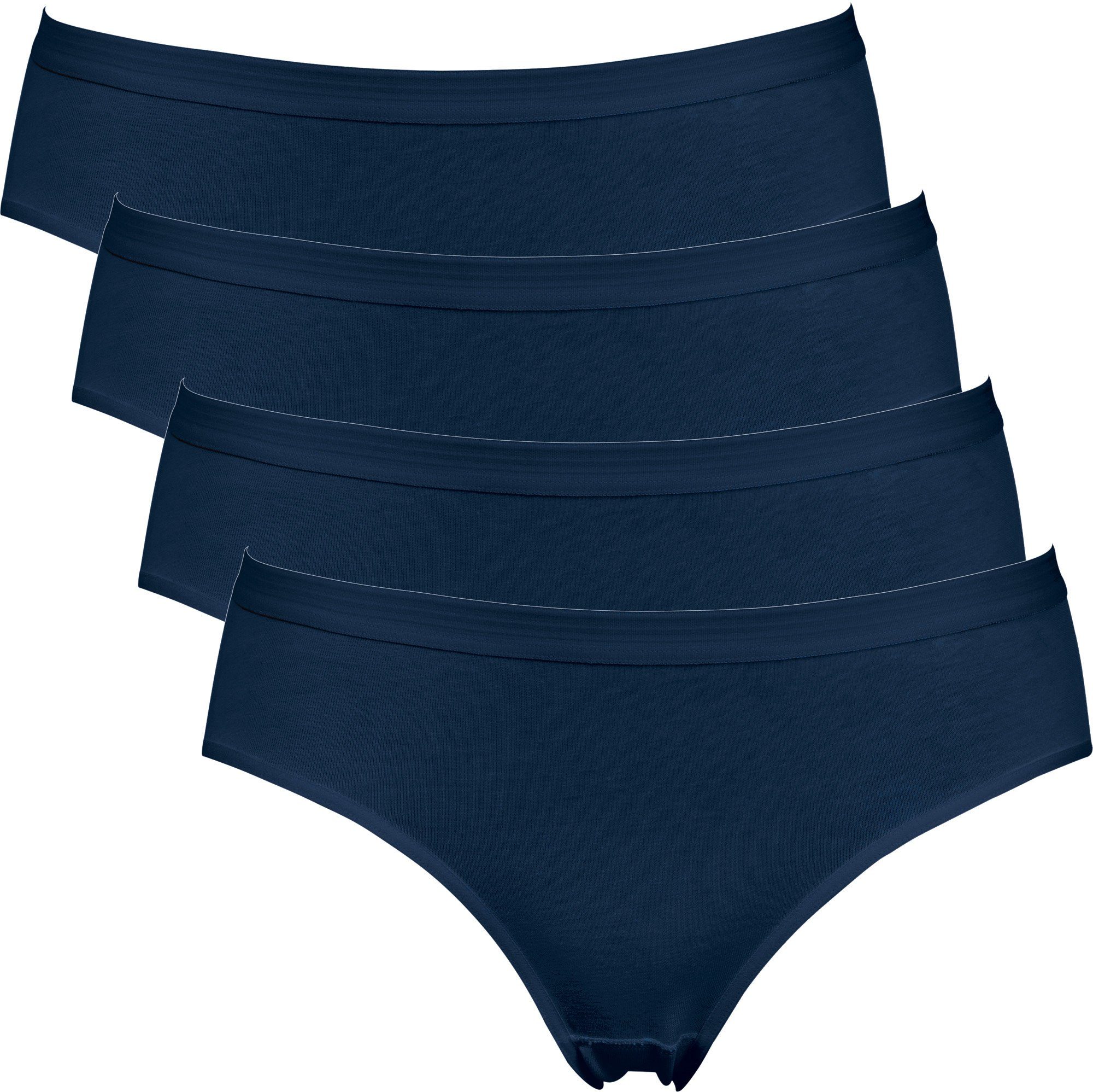Erwin Müller Slip Damen-Slip 4er-Pack Single-Jersey Uni günstig online kaufen