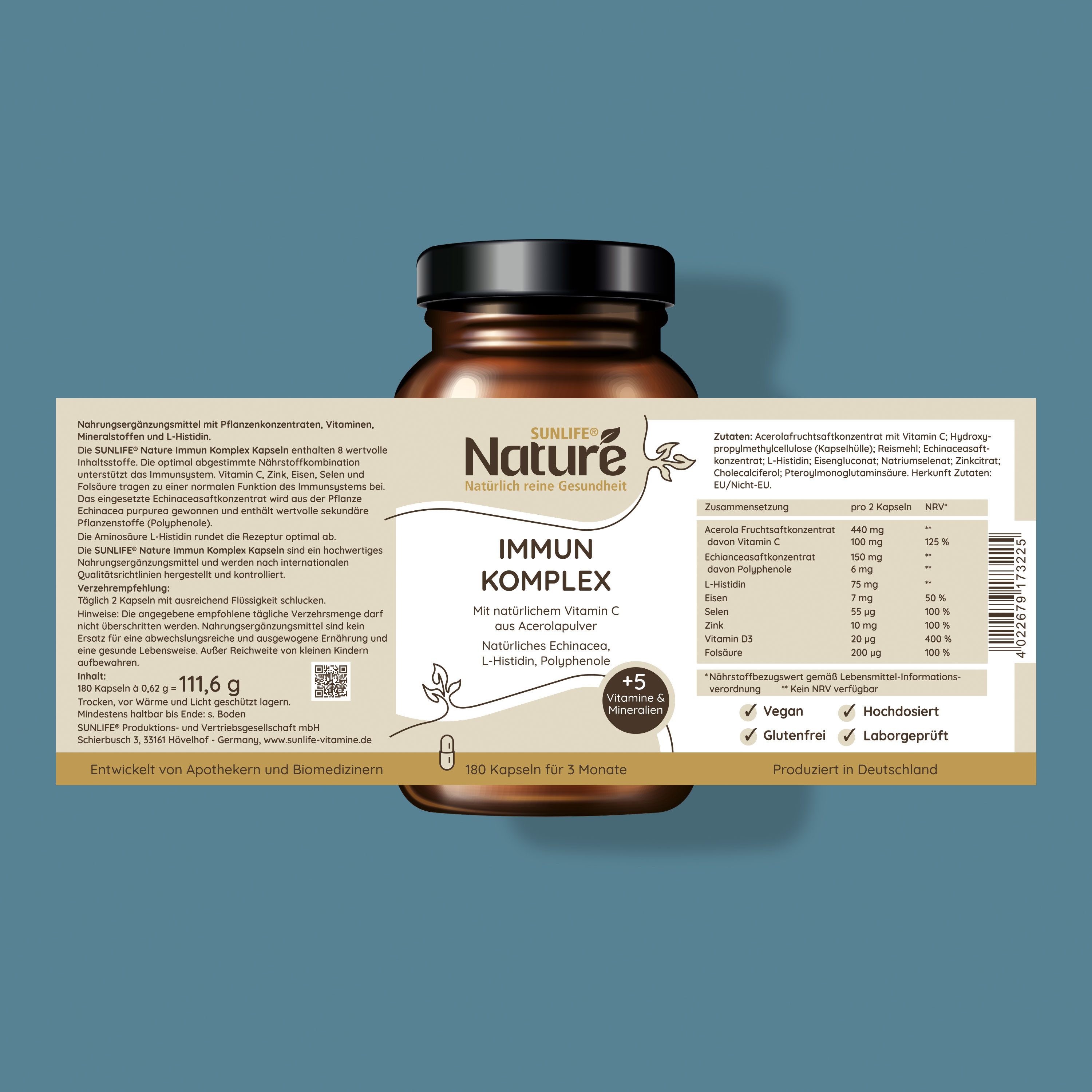 SUNLIFE SUNLIFE® NATURE Vitamin C Immun-Komplex Echinacea Acerola Kapseln Kapseln