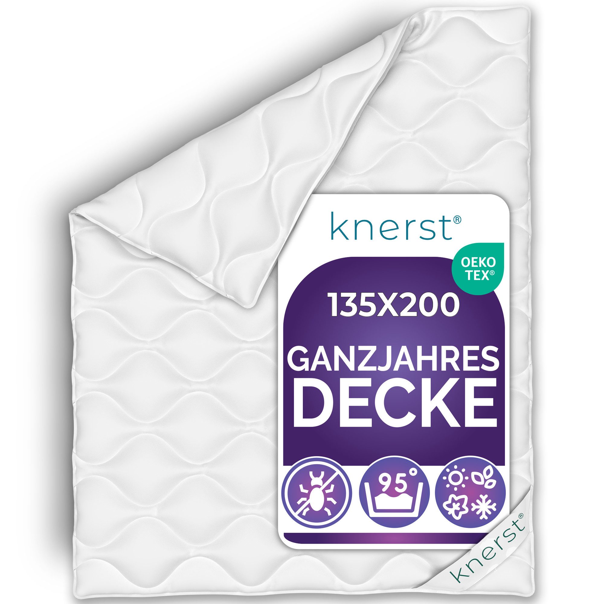 KNERST Microfaserbettdecke Mikrofaserbettdecke Sommerdecke Ganzjahresdecke günstig online kaufen