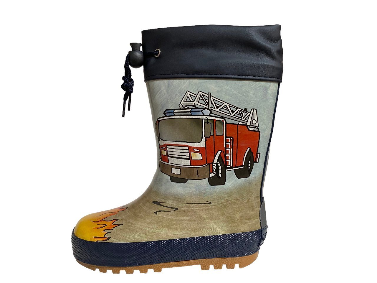 MaxiMo Kinder Gummistiefel Feuerwehr 33203-112065 navy Gummistiefel