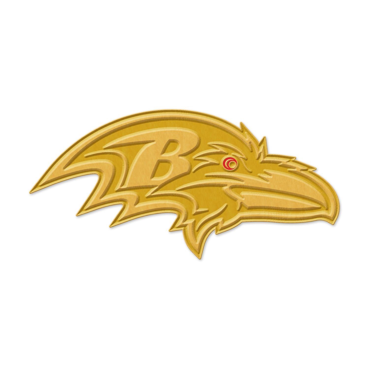 WinCraft Pins Universal Schmuck Caps PIN GOLD NFL Teams Baltimore Ravens