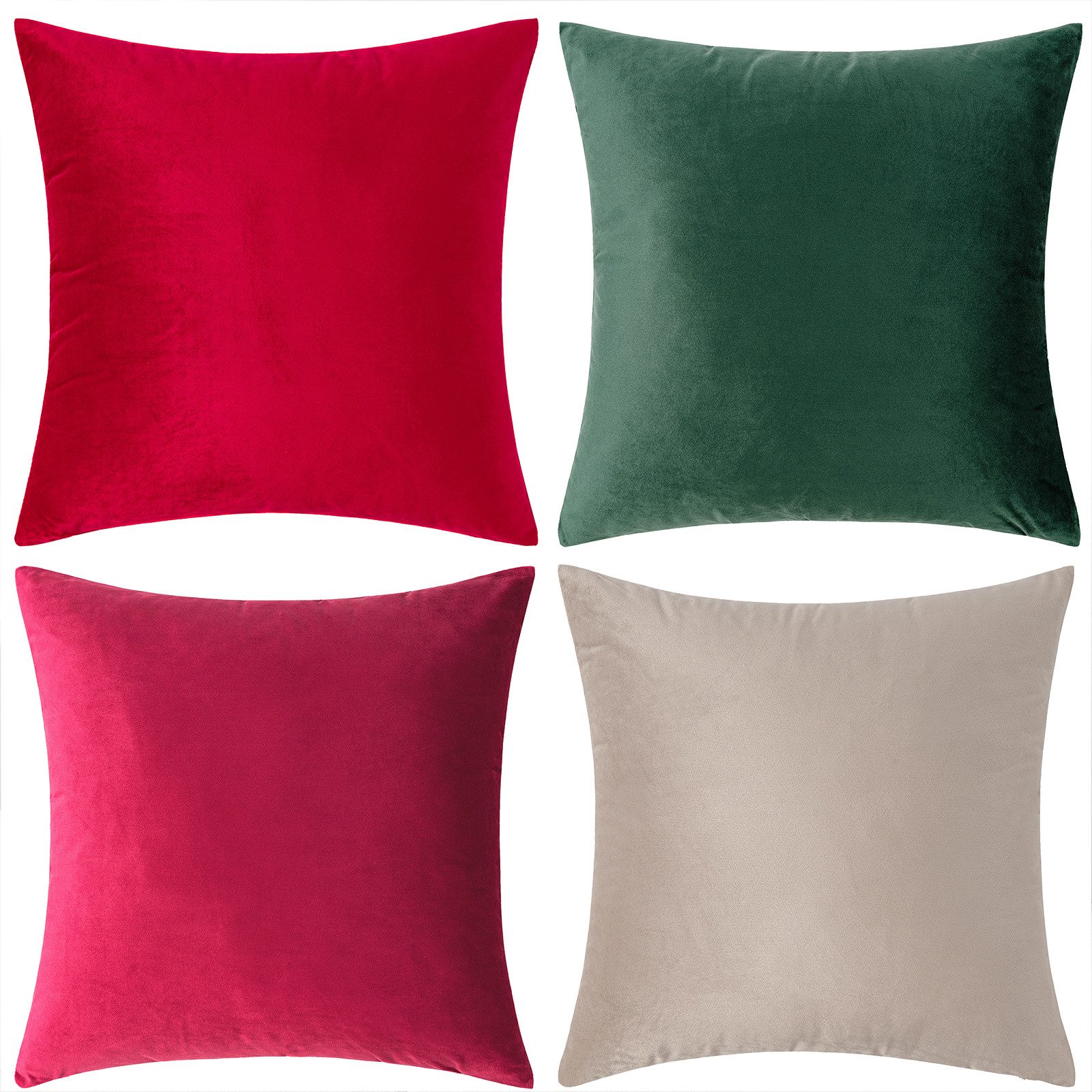 Qelus Kissenbezüge Kissen Bezug 45x45cm 4er günstig online kaufen