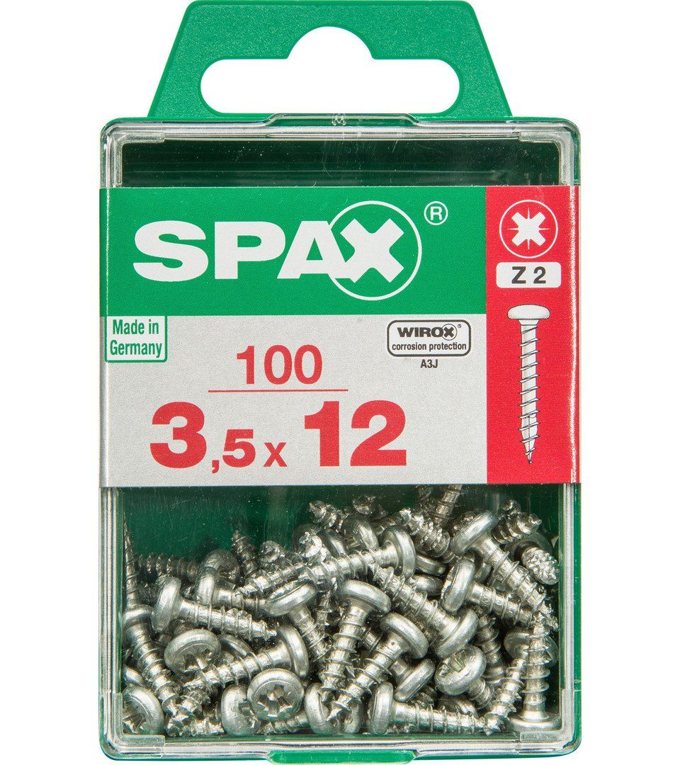 SPAX Holzbauschraube Spax Universalschrauben 3.5 x 12 mm TX 20 - 100