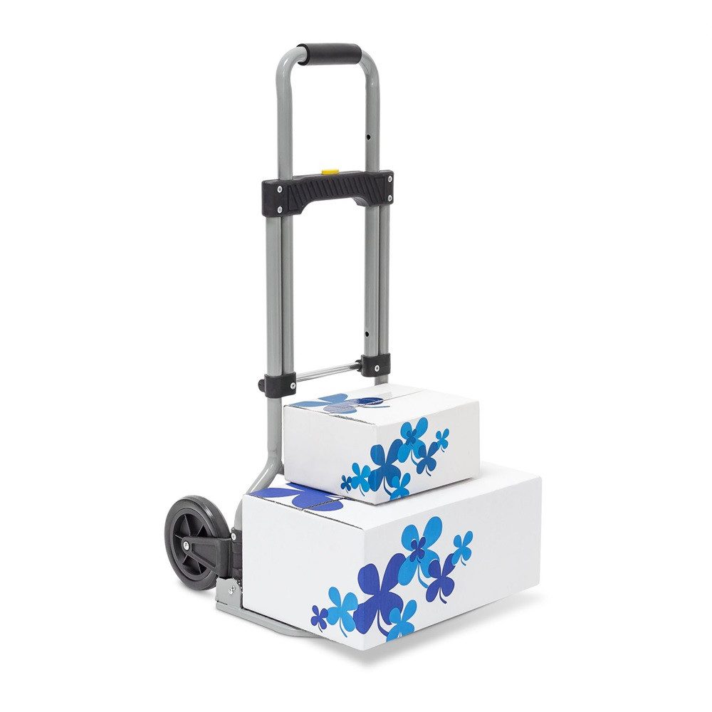 relaxdays Sackkarre 1 Sackkarre Transportwagen klappbar bis 60kg, Schnell auf- & zusammenklappbar