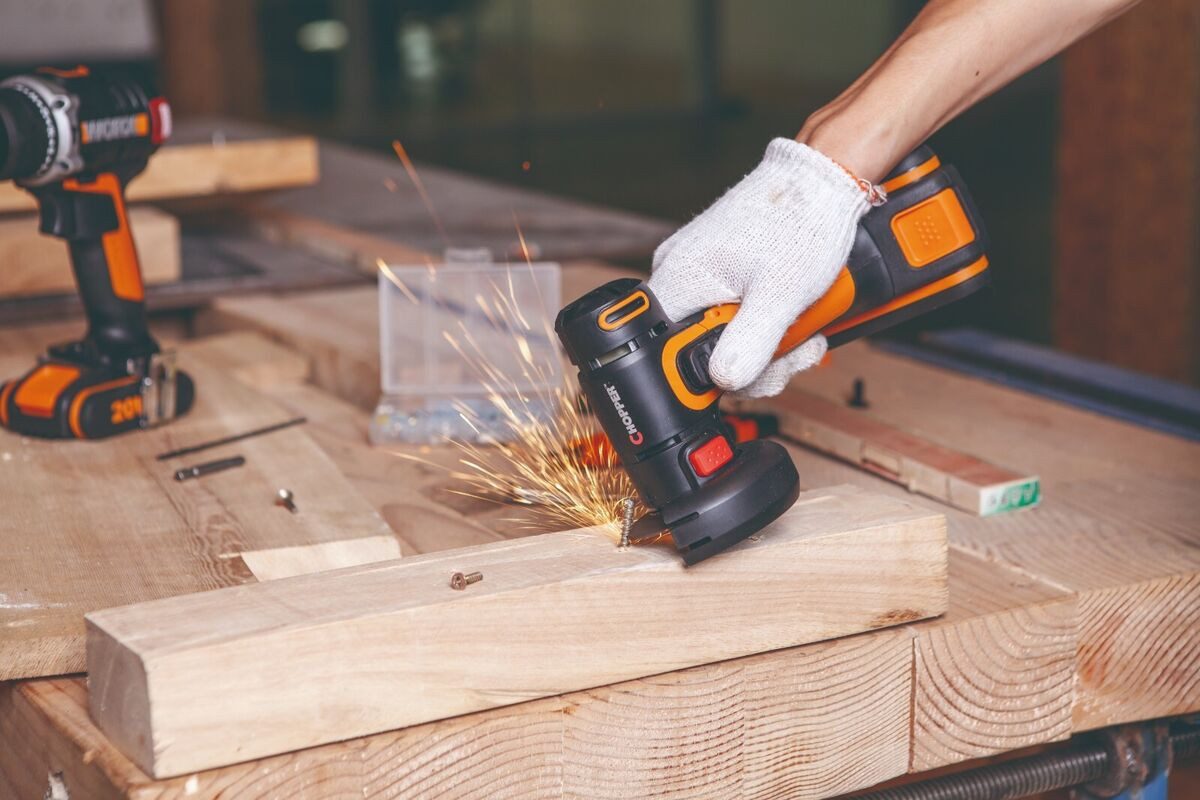 Worx Schleifscheibe WORX Schleifscheibe WA6074 für WX801 Zerkleinerer, 76 mm