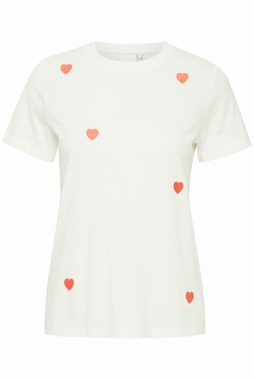 Ichi T-Shirt IHCAMINO SS18 T-Shirt mit Herz-Stickerei