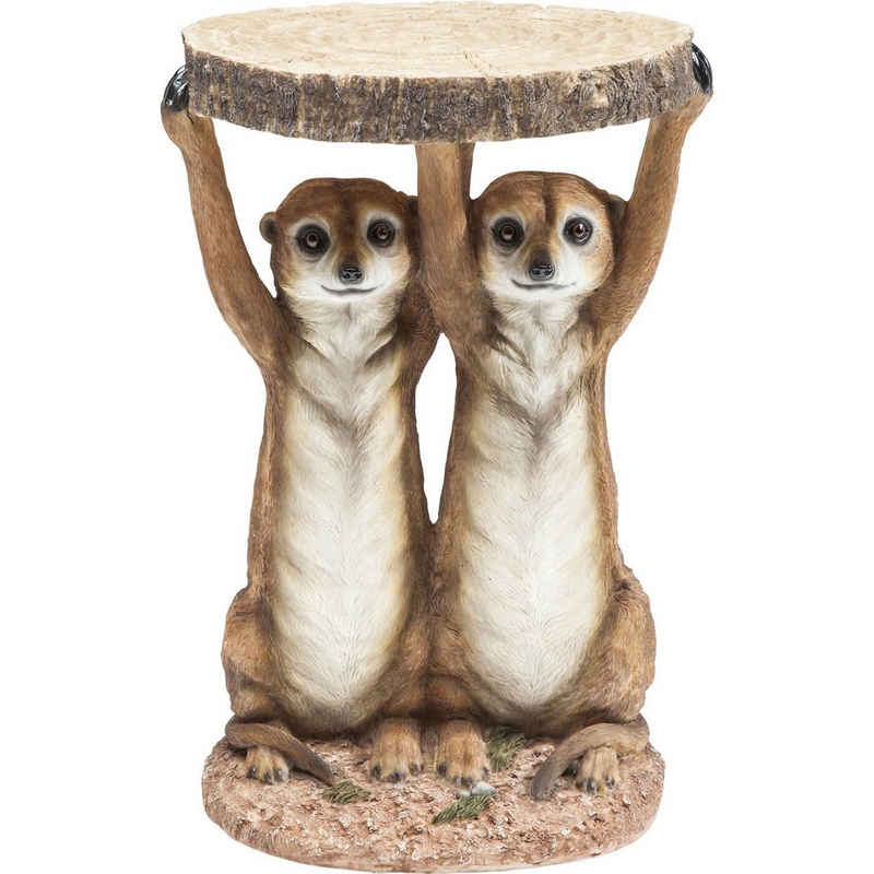 KARE Beistelltisch »Beistelltisch Animal Meerkat Sisters 33cm«