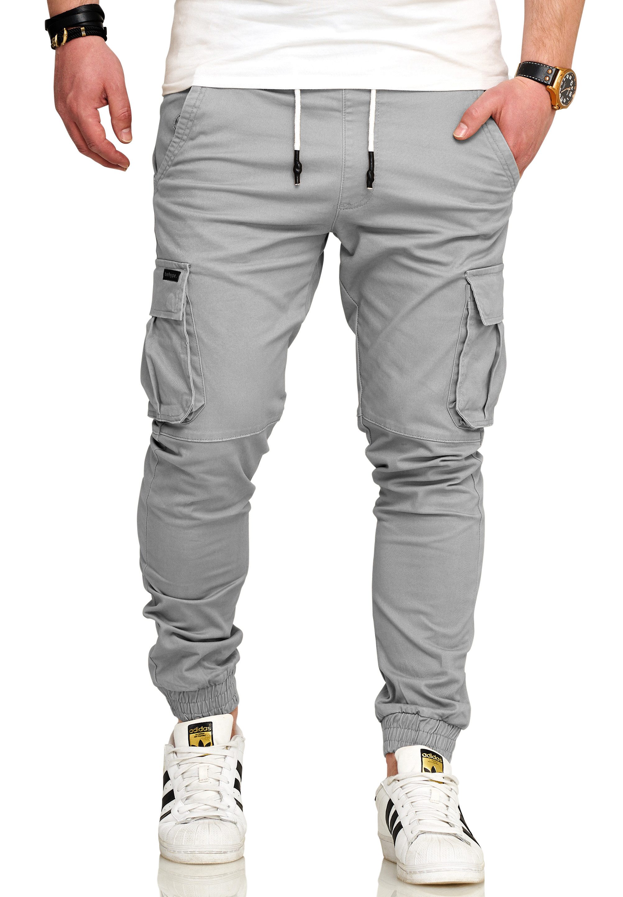 SOULSTAR Cargohose S2LOM Herren Chino Jogger Jeans Hose Stoffhose Freizeith günstig online kaufen