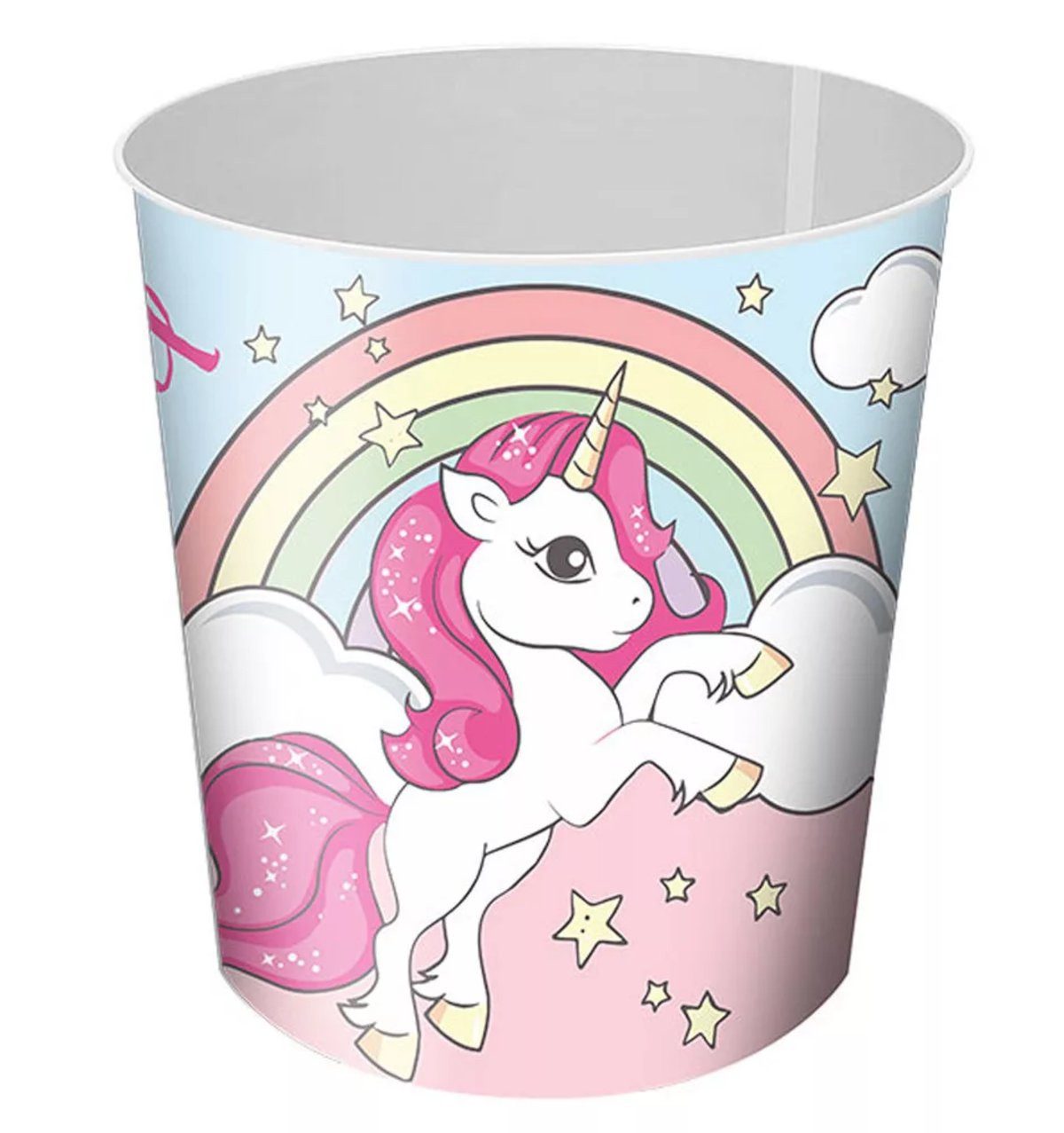 einhorn Trinkflasche Einhorn Rainbow Abfalleimer Becher