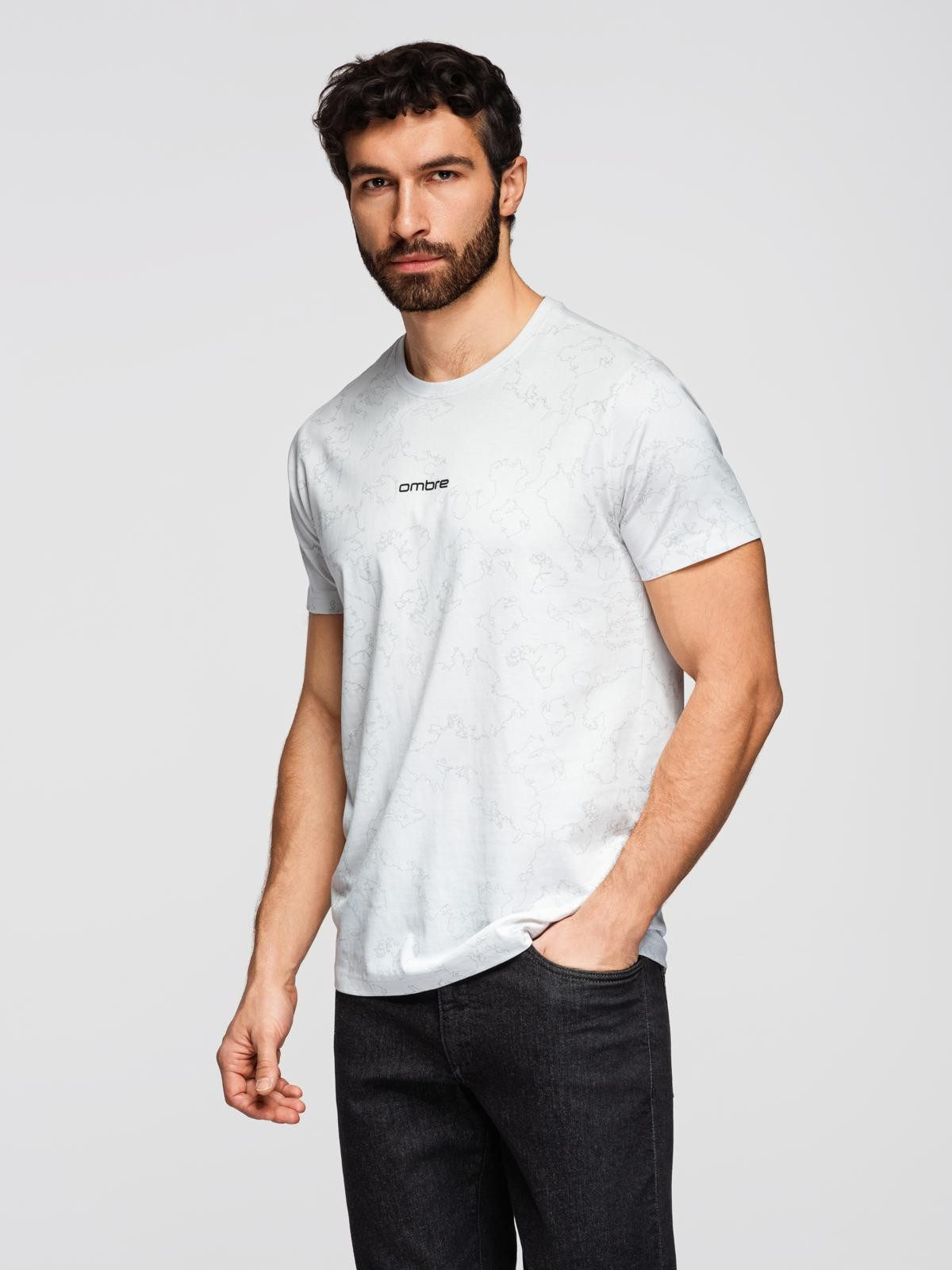 Print-Shirt Herren-T-Shirt aus der Ombre-Linie