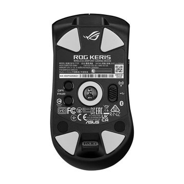 Asus Keris Wireless AimPoint RGB Gaming-Maus (Funk, kabelgebunden, Bluetooth, optischer ROG AimPoint-Sensor 36.000 dpi schwarz)