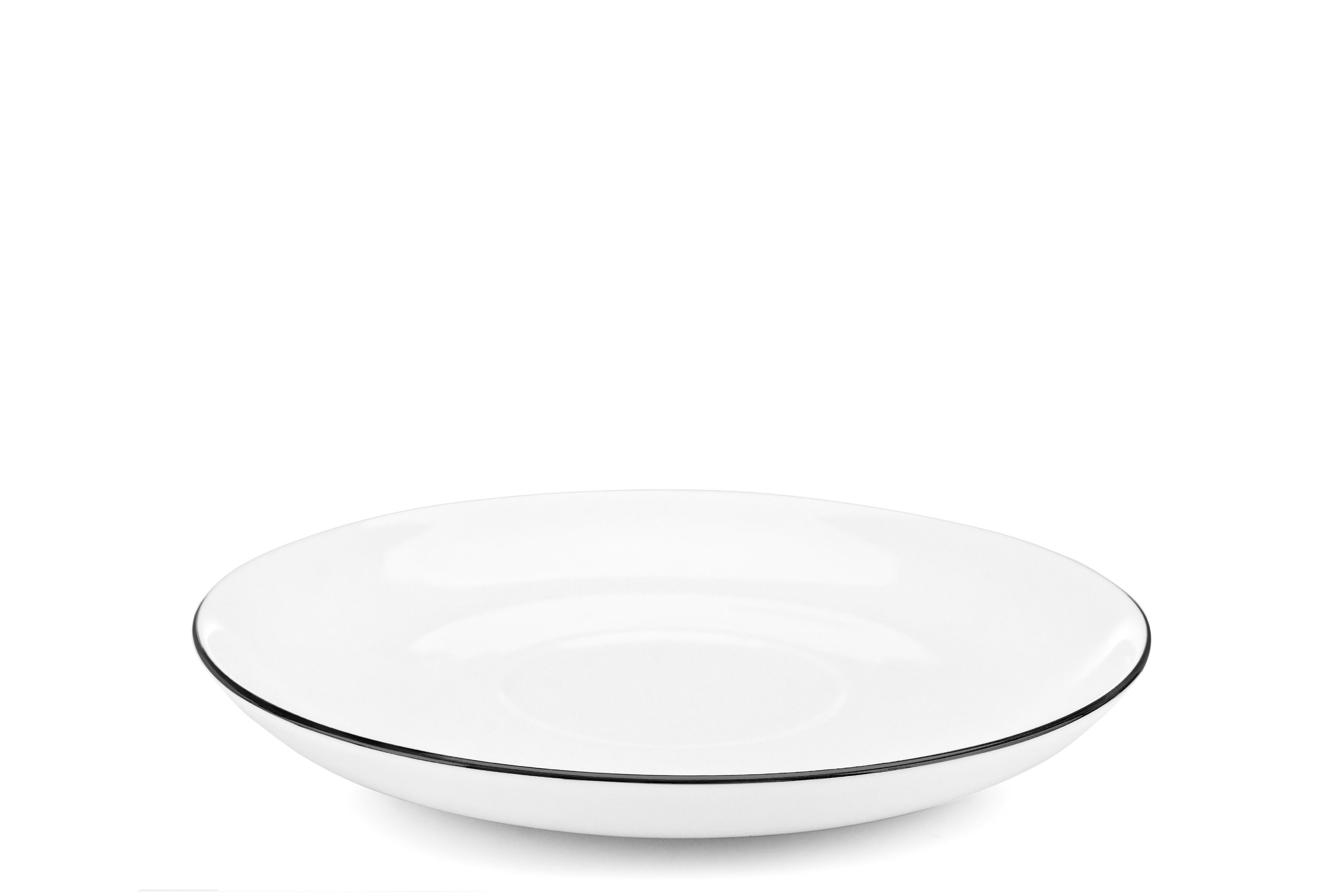 KONSIMO® Kaffeeservice BOSS Tassen & Untertassen (12-tlg), 6 Personen, Porzellan, rund, 350ml