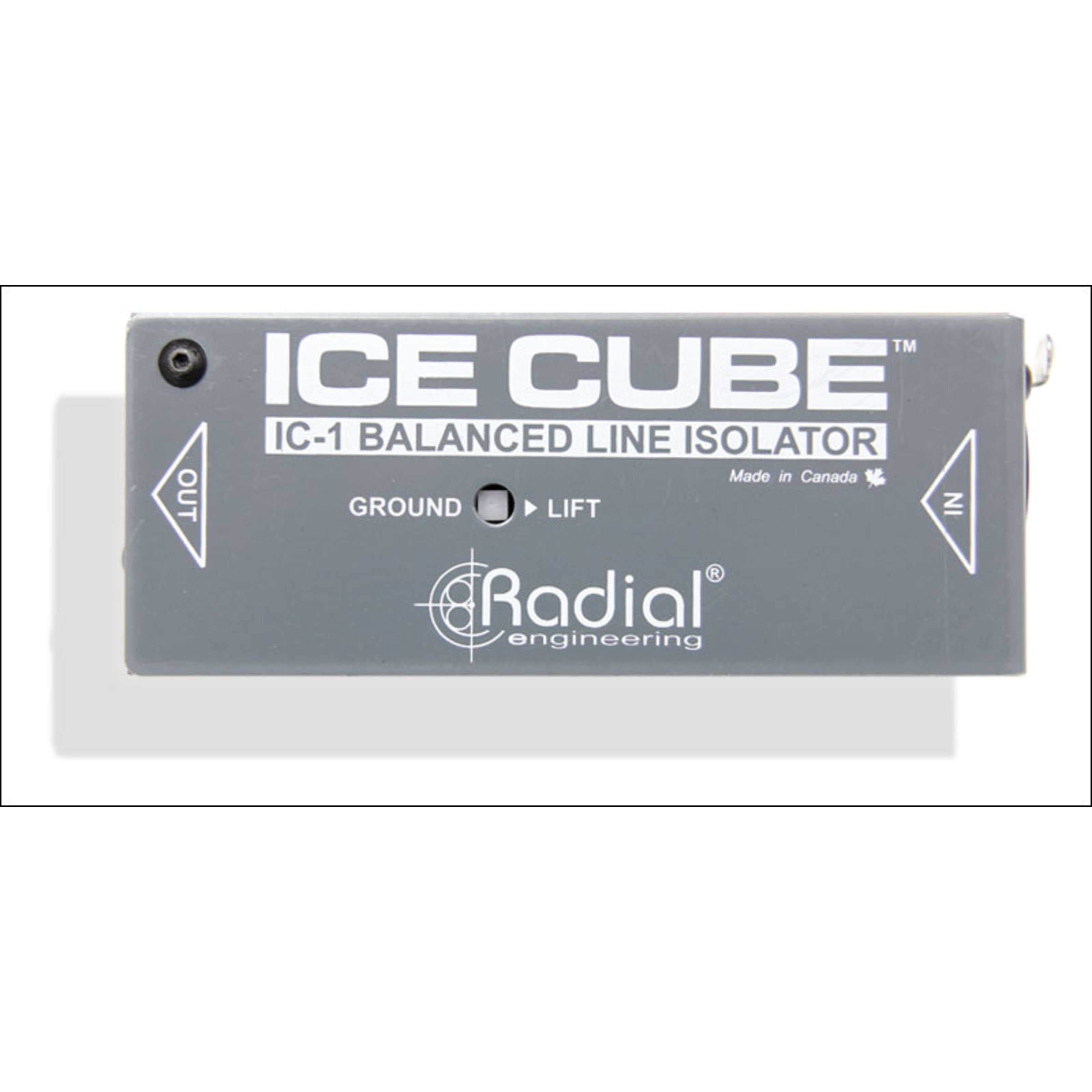 Radial Audio-Wandler, (IC-1 Ice Cube Balanced Line Isolator), IC-1 Ice Cube Balanced Line Isolator - Isolator