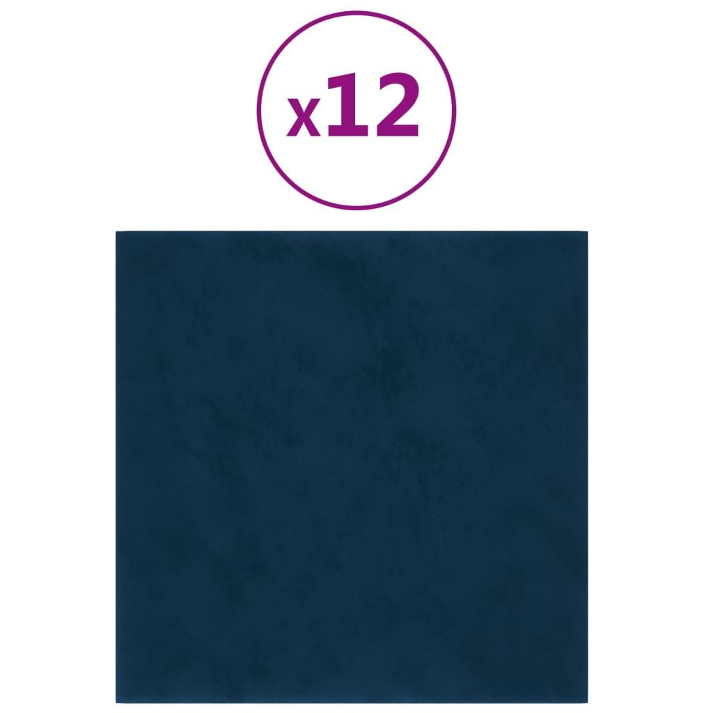 vidaXL Wandpaneel Wandpaneele 12 Stk. Blau günstig online kaufen