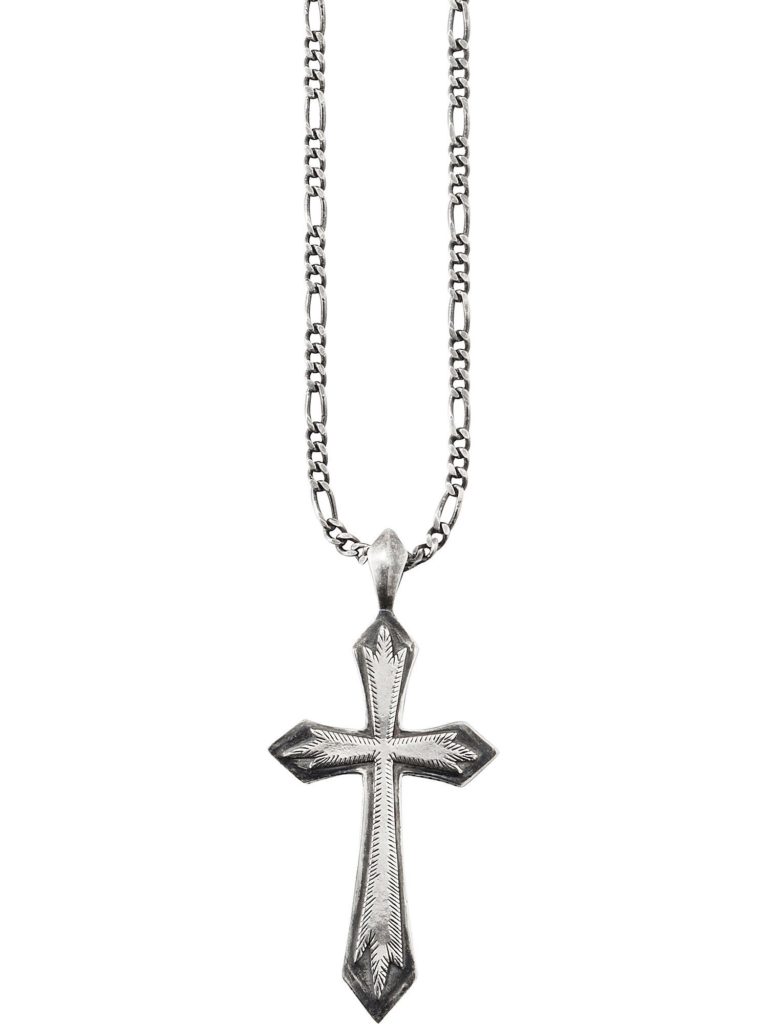 Silberkette Caï Herren-Kette 925er Silber Kreuz