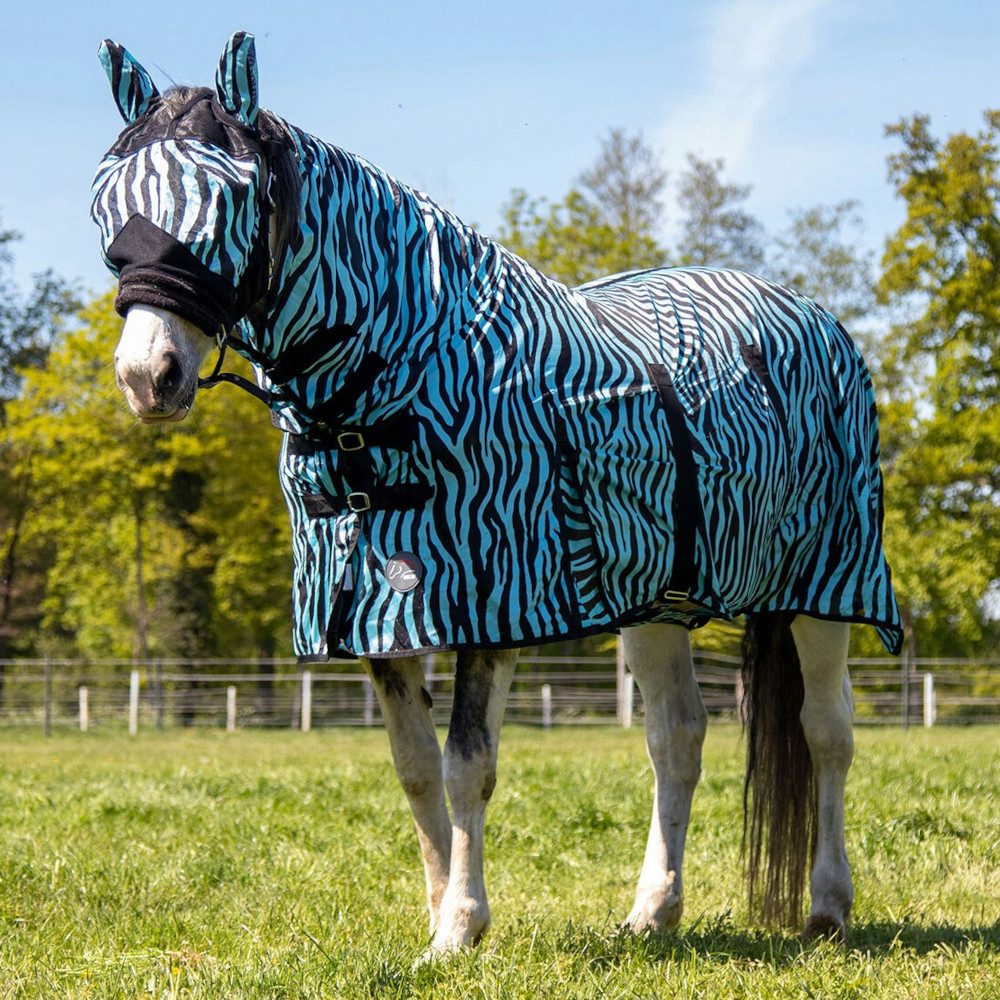 HKM Pferde-Fliegendecke HKM Fliegendecke mit Halsteil Zebra