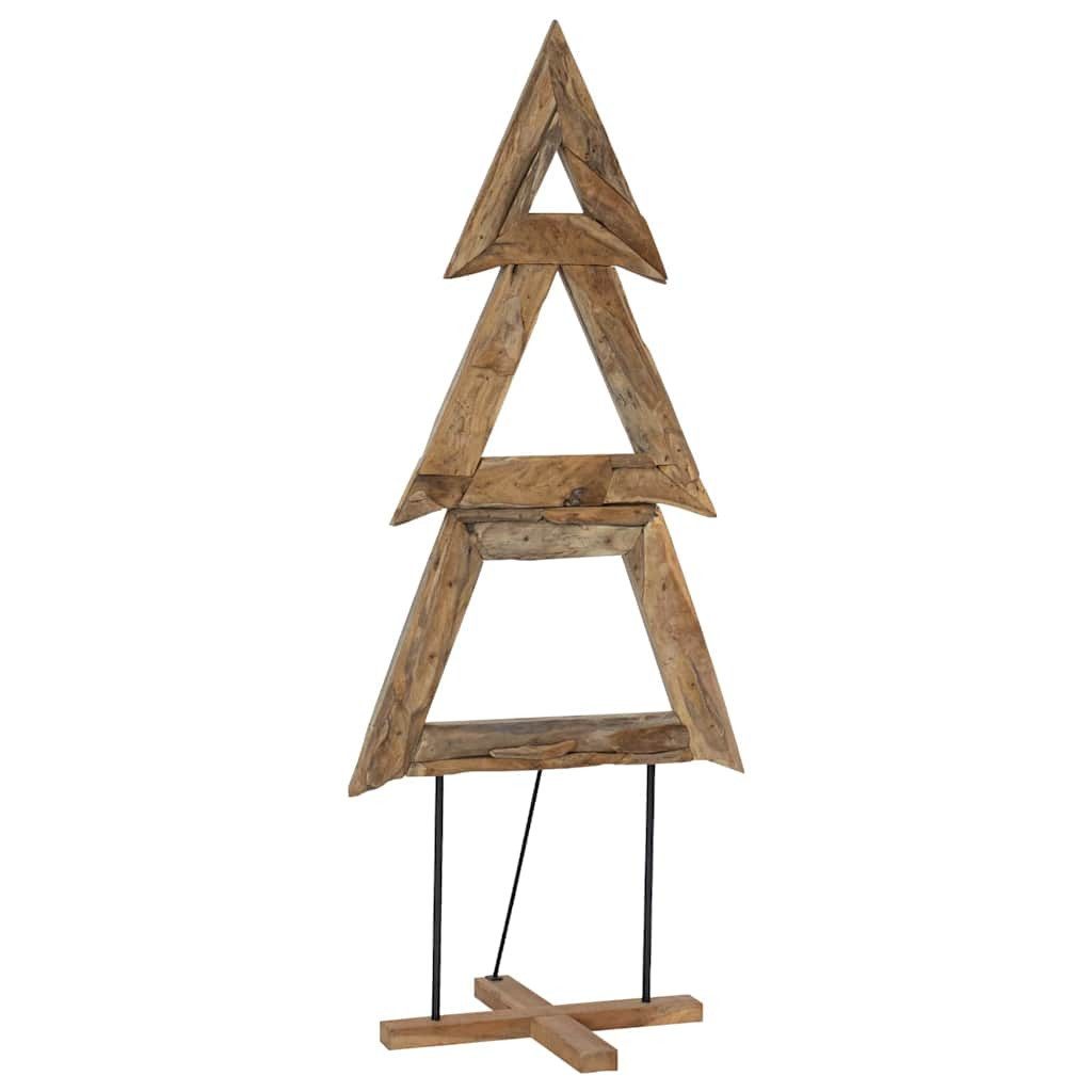 Künstlicher Weihnachtsbaum Weihnachtsbaum mit Ständer Braun 181 cm Massivholz
