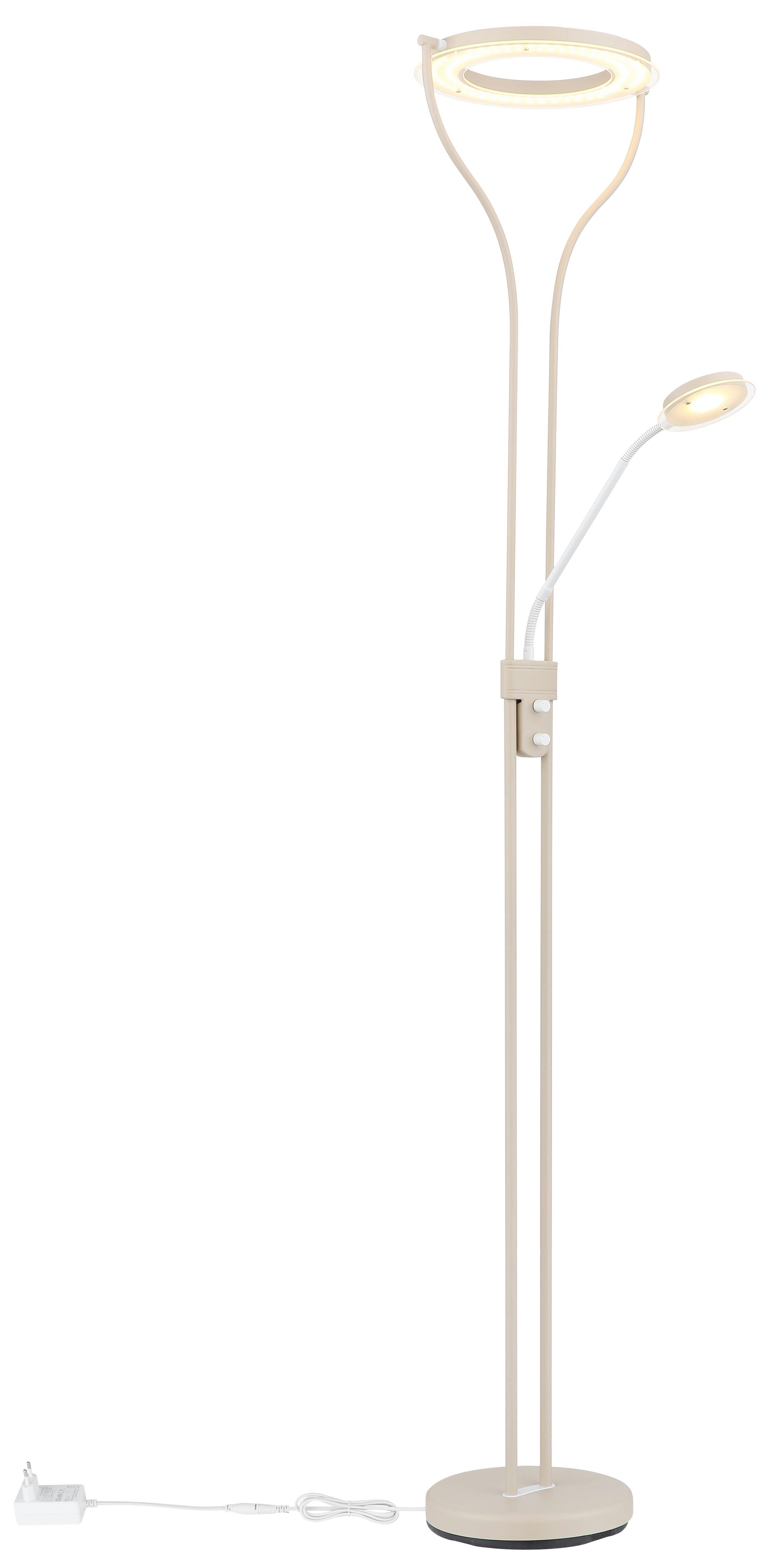GLOBO LIGHTING Deckenfluter EBRO, LED fest integriert, LED Deckenfluter, dimmbar, 3000K, modern & hell
