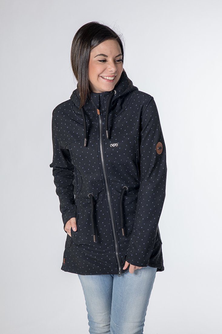 CNSRD Softshellparka CHARLOTTE D CS mit modischem Allover-Print günstig online kaufen