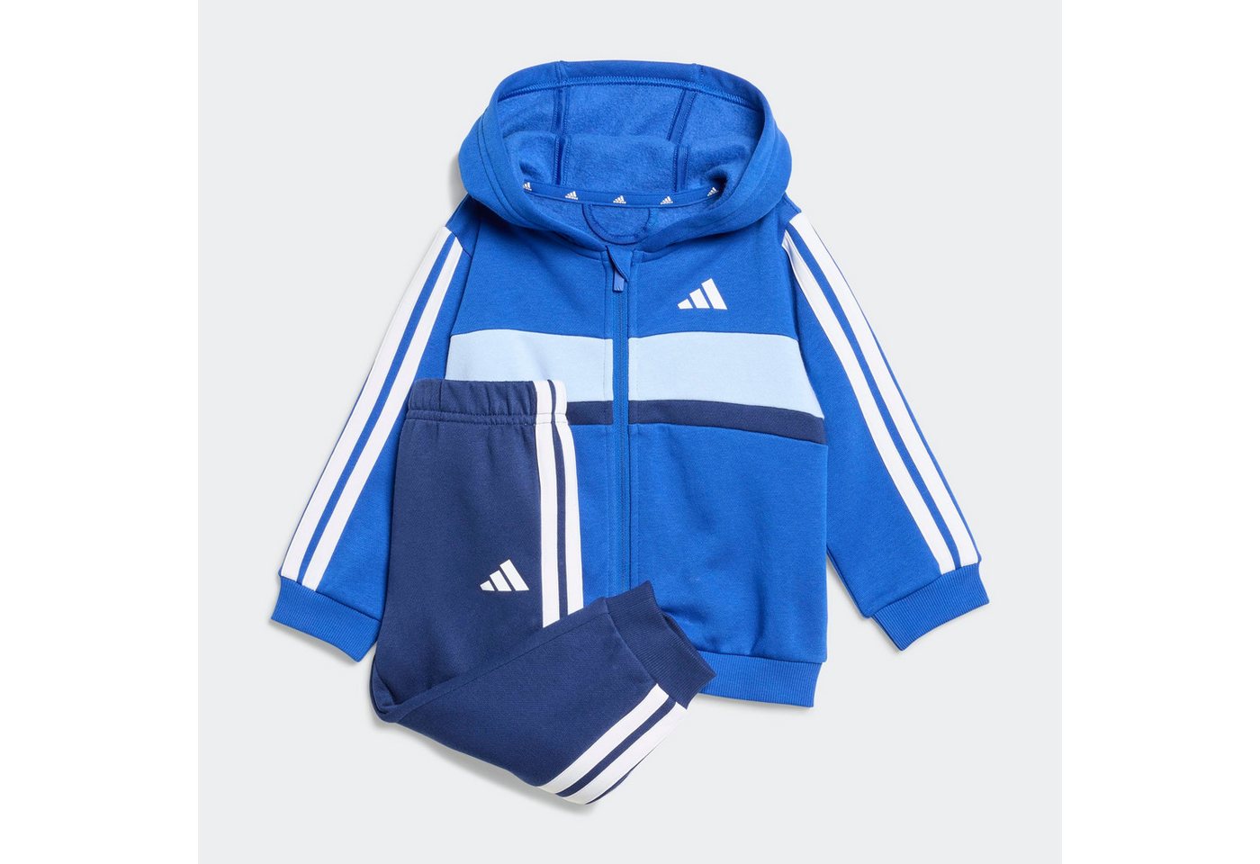 adidas Sportswear Trainingsanzug I 3S TIB FL SET (2-tlg), für Babys und Kleinkinder, zweiteiliges Set, aus Baumwolle