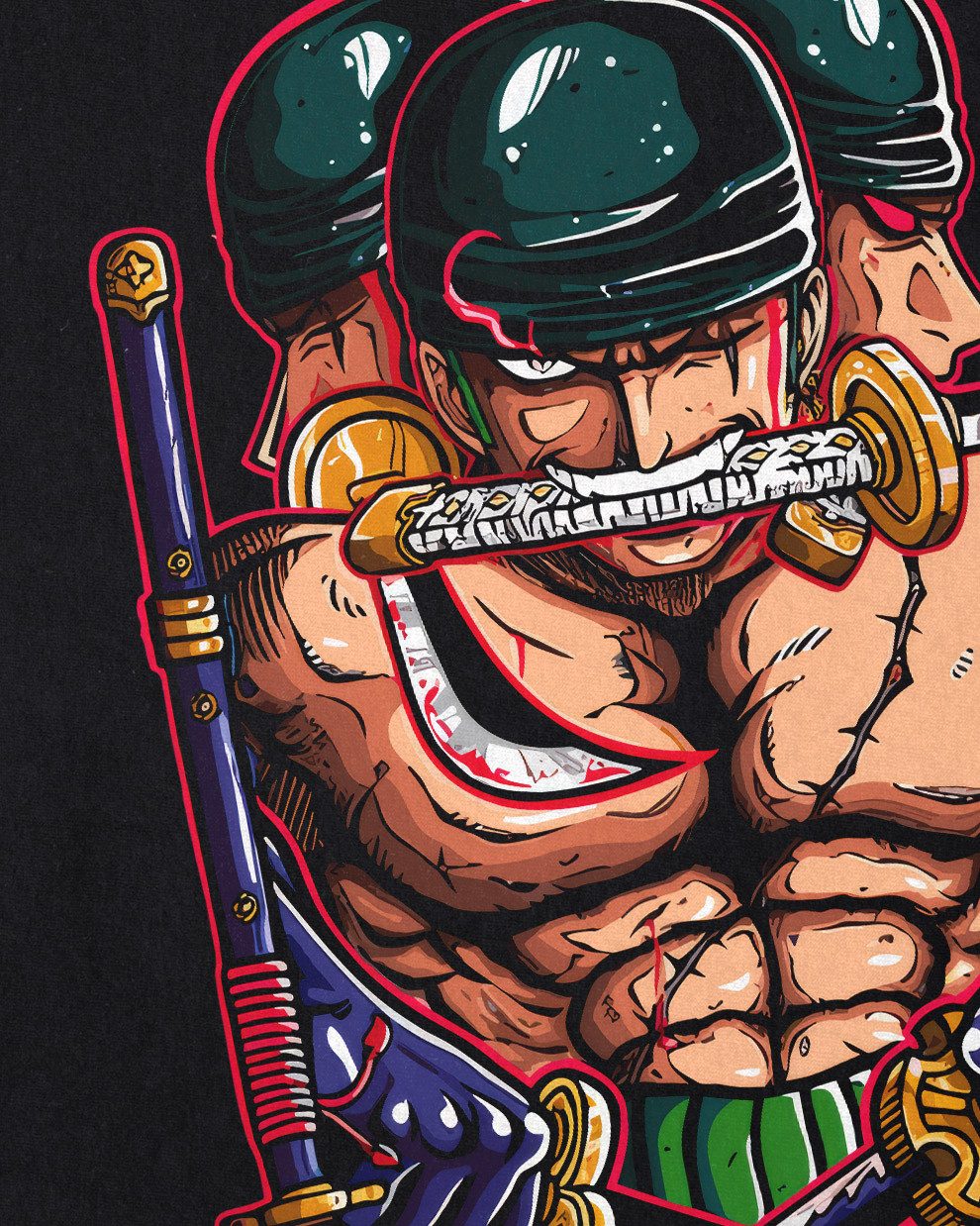 style3 T-Shirt one piece luffy ruffy monkey captain strohhut strawhat piraten pirat