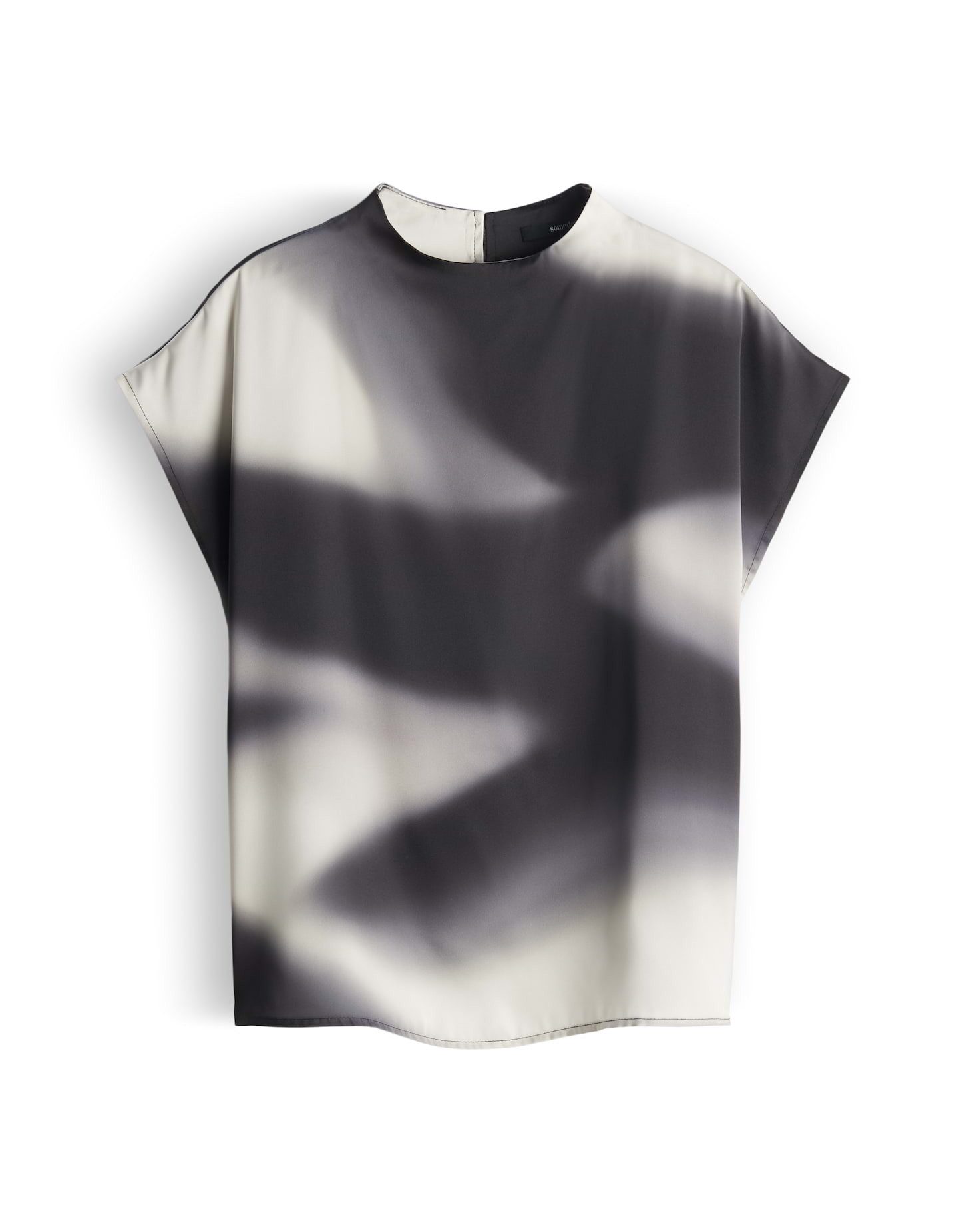 someday Kurzarmbluse ZALACTIC Loose mit galaktischem Print