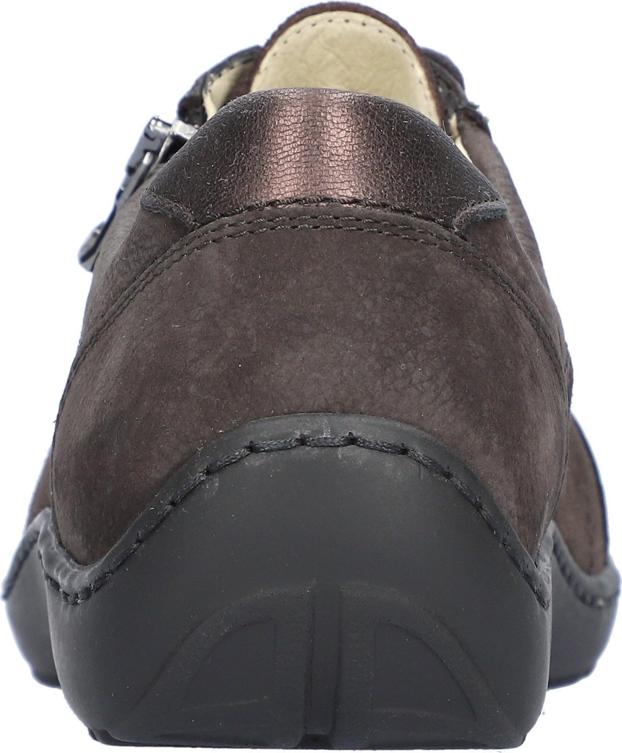 Waldläufer Henni Schnürschuh Halbschuh, Sneaker, Komfortschuh mit Reißverschluss, H-Weite