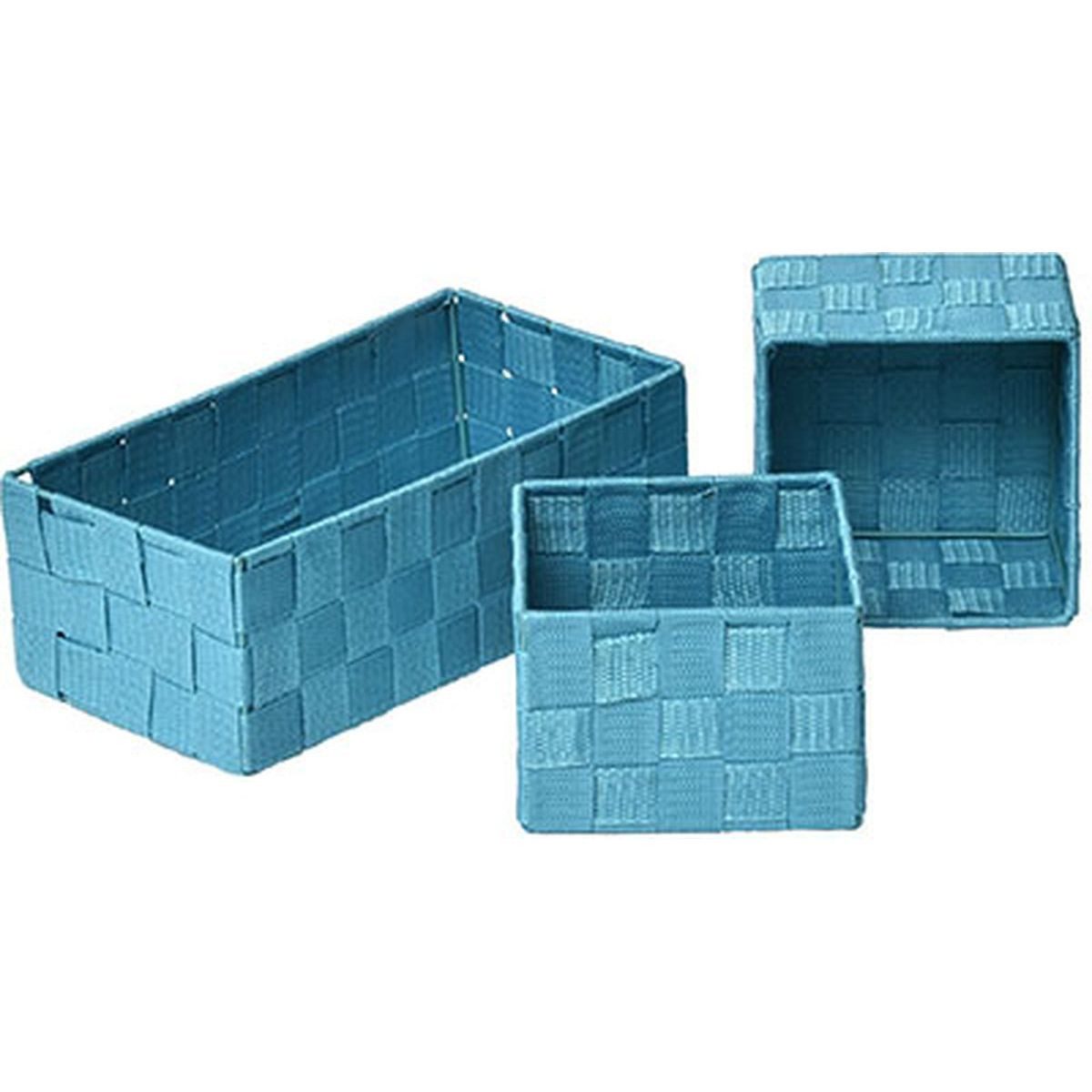 TENDANCE Aufbewahrungskorb Dekokorb Ordnungsboxen 3-teilig Box günstig online kaufen
