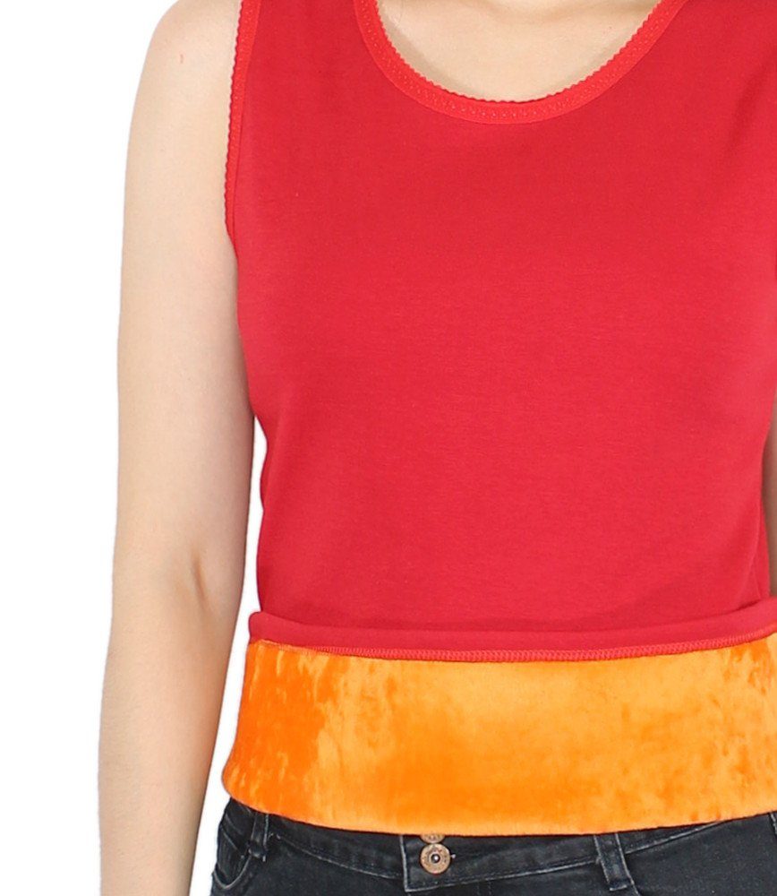 dy_mode Thermounterhemd Thermoshirt Damen Ärmellos Thermo Unterhemd mit Innenfutter Gefüttert