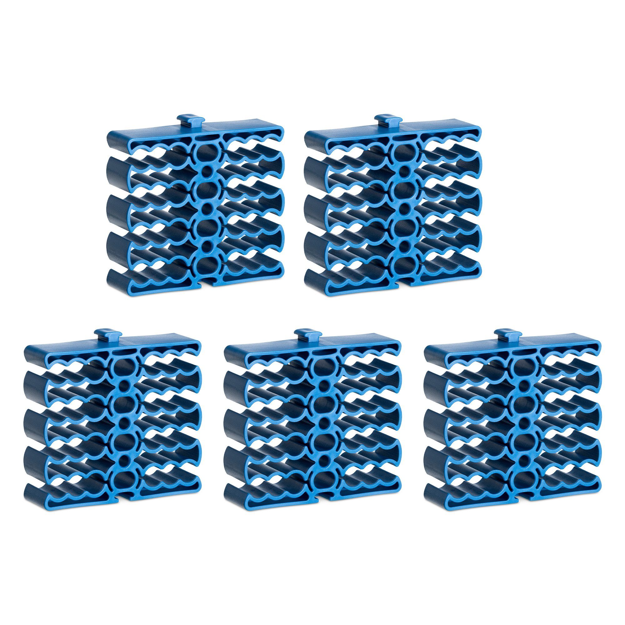 5er Set Organisationsblock für Netzwerkkabel - Kabel Organizer Netzwerk-Adapter