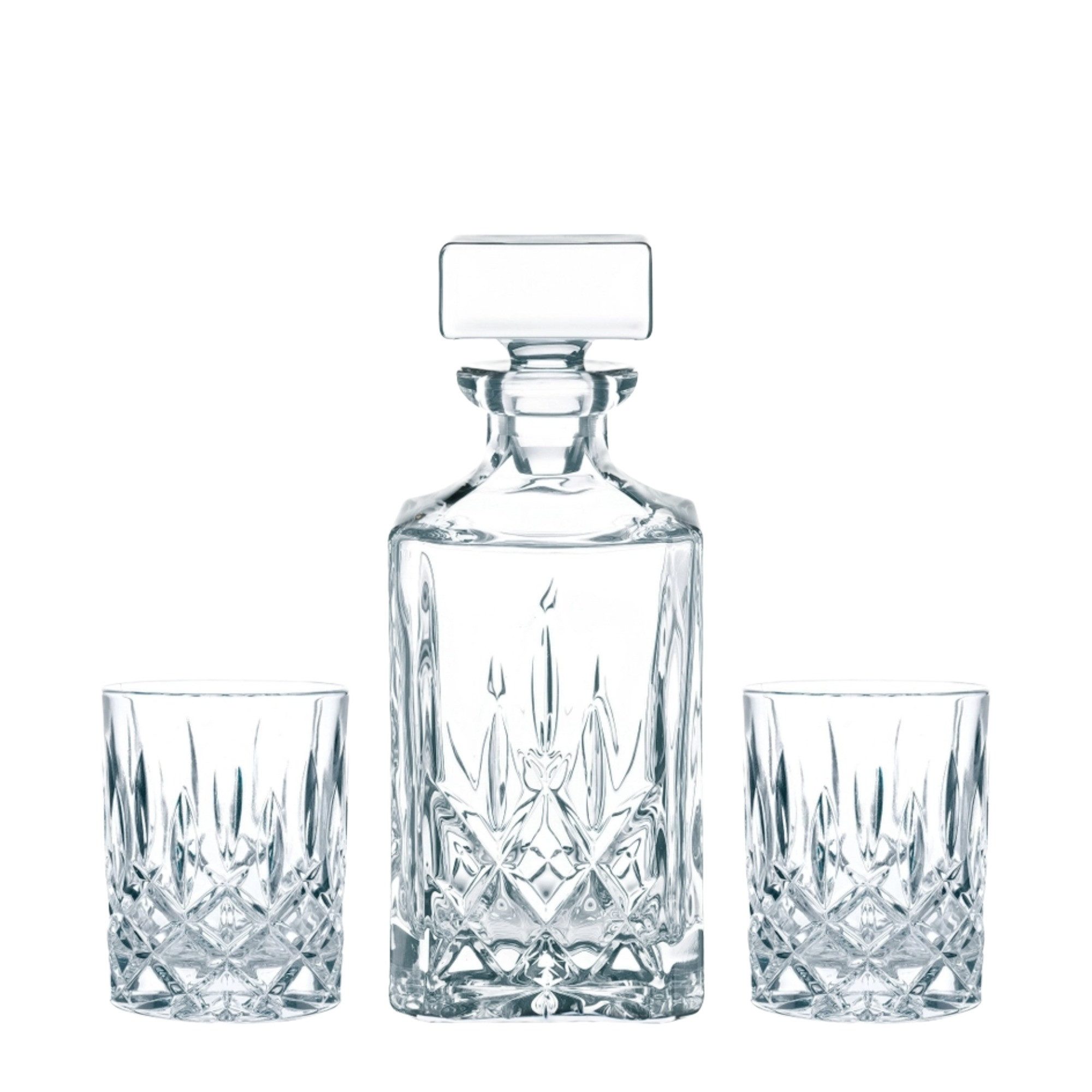 Nachtmann Longdrinkglas Nachtmann Noblesse Whisky Set Noblesse 3 tlg, Kristallglas