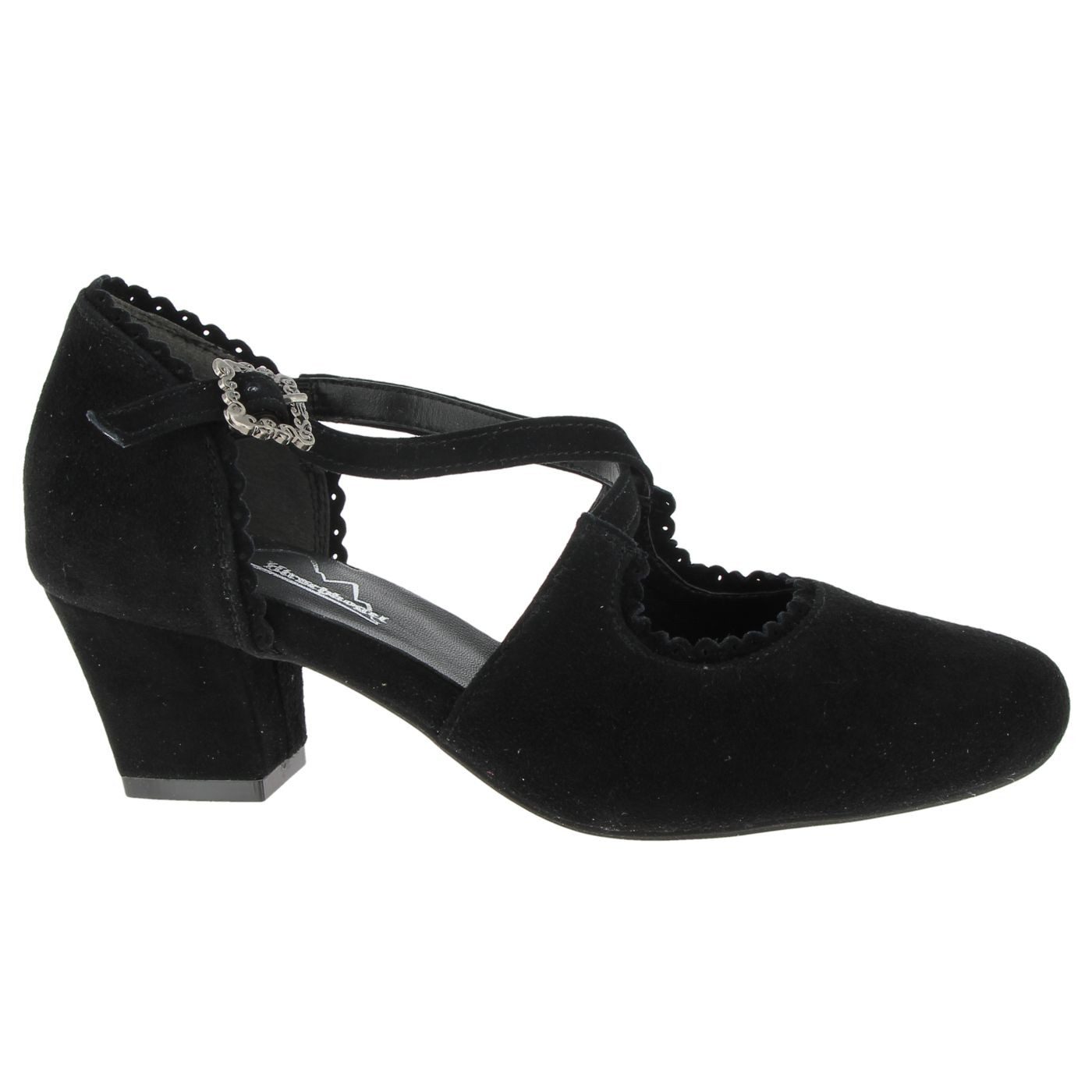 Hirschkogel Hirschkogel Trachten Pumps Damen Schwarz ? Dirndl Schuhe Absatz Pumps