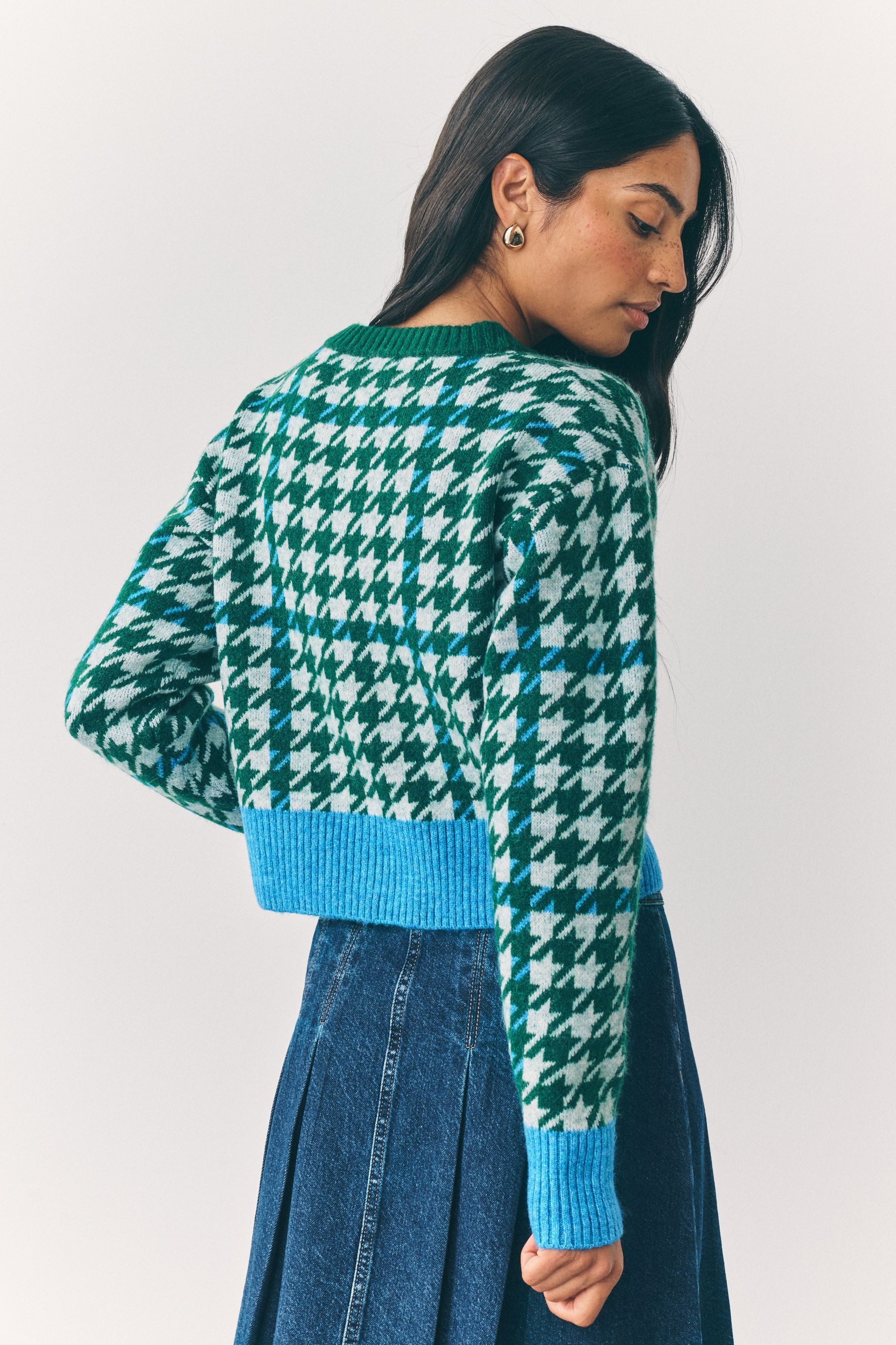 Next Strickjacke Strickjacke mit Rundhalsausschnitt (1-tlg) günstig online kaufen
