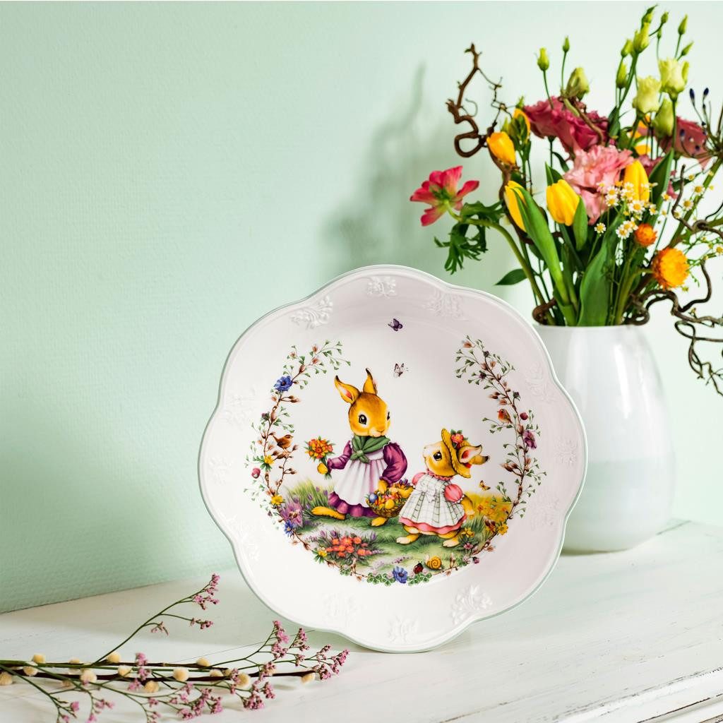 Villeroy & Boch Schale Spring Fantasy Schale ø 30,3 cm, Porzellan, (1x Schale, 1-tlg)
