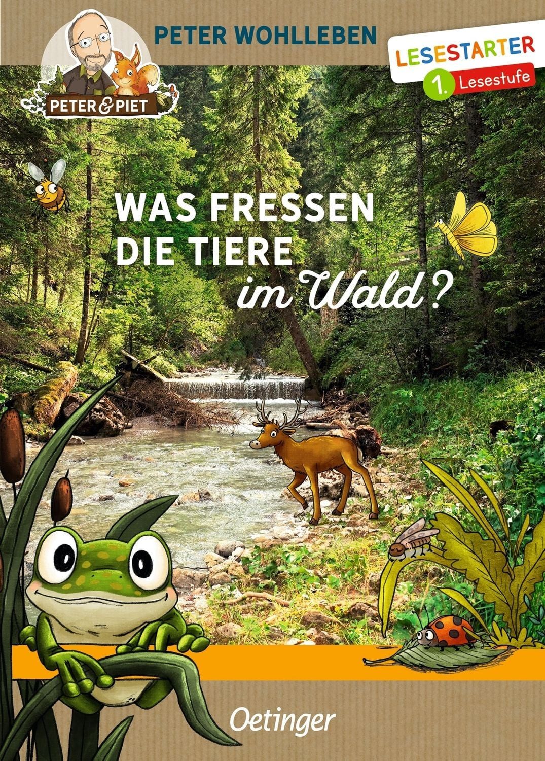 Kinderbuch Was fressen die Tiere im Wald? Lesestarter. 1. Lesestufe Peter Wohlleben