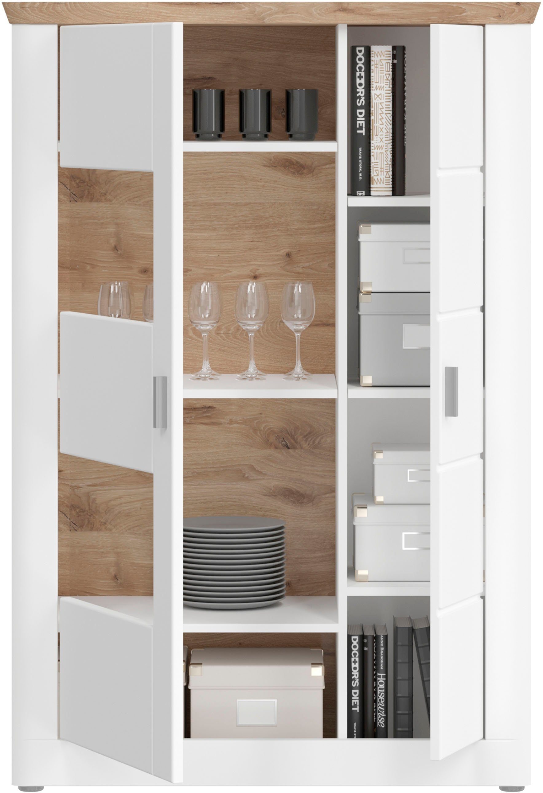 Home affaire anderen der mit individuell Serie kombinierbar Vitrine Artikeln Halmstad