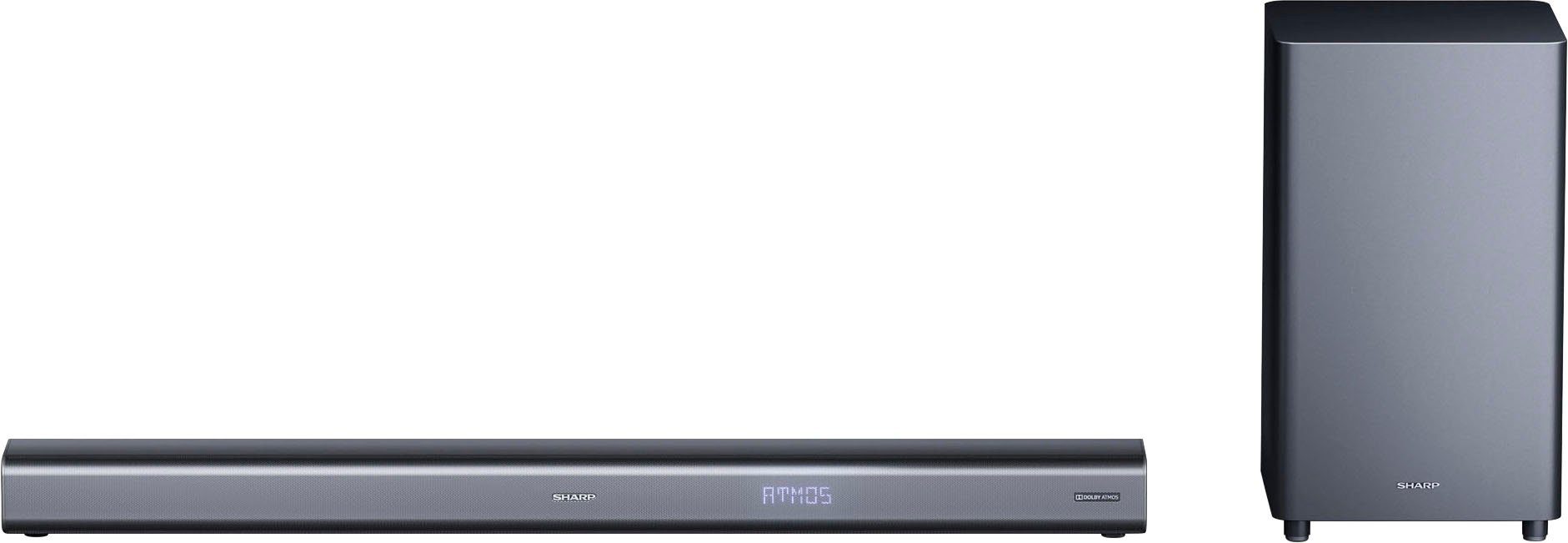 Sharp HT-SBW460 Soundbar 3.1 (Bluetooth, 440 W, mit Dolby Atmos und Drahtlos-Subwoofer)
